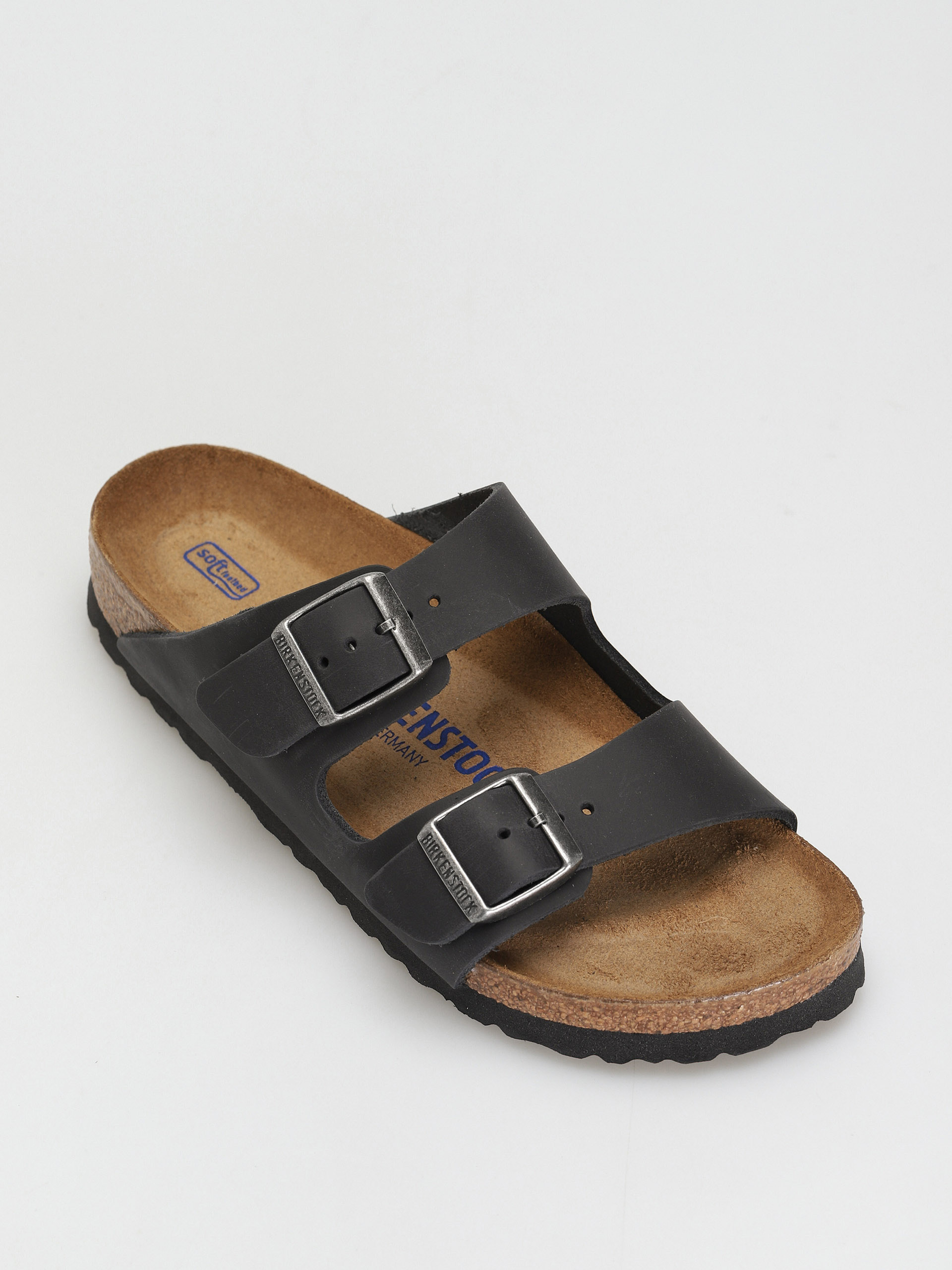 Birkenstock Arizona Sfb Narrow Flip-flop papucsok Wmn (black waxy leather)