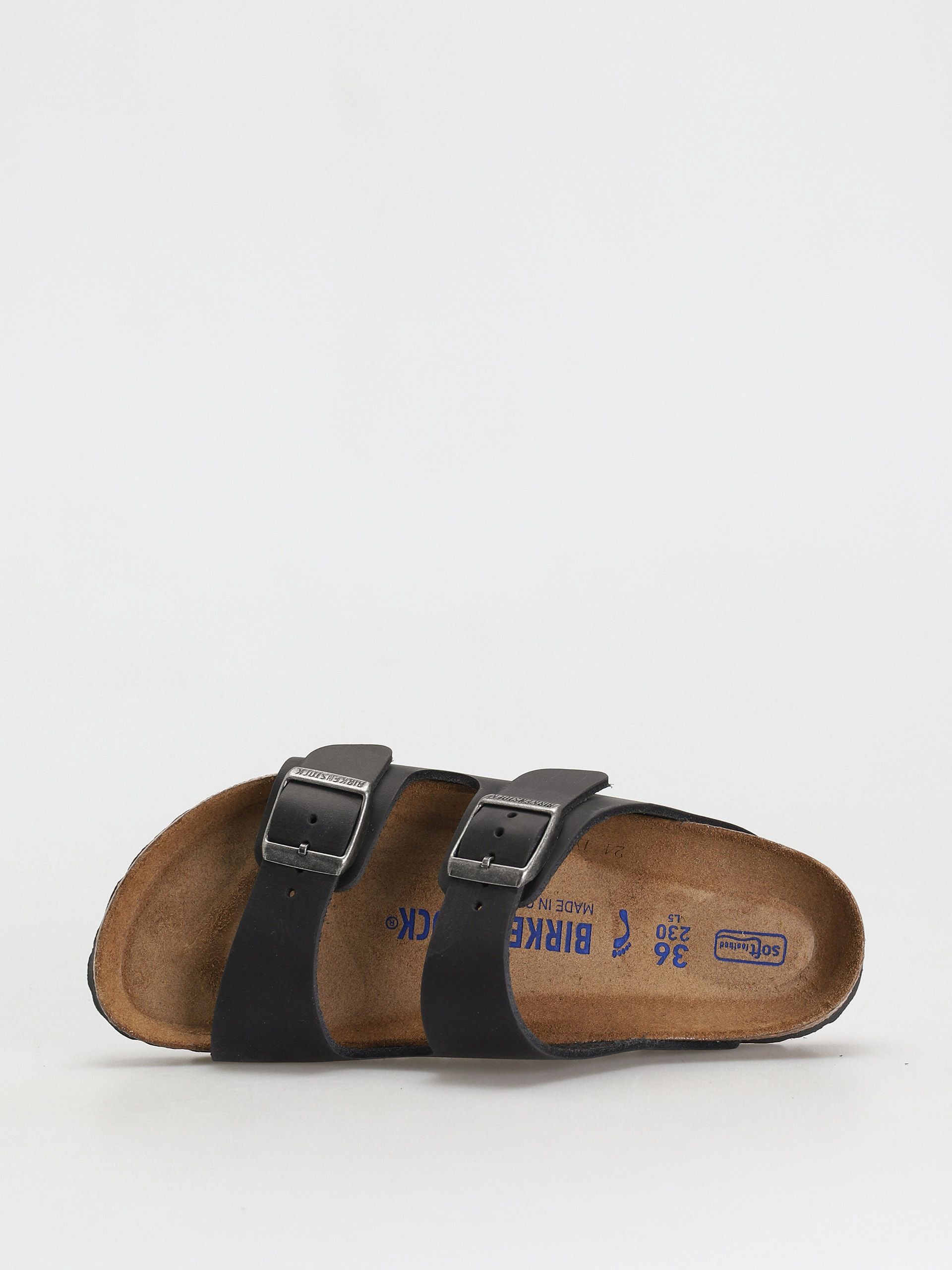 Birkenstock Arizona Sfb Narrow Flip-flop papucsok Wmn (black waxy leather)