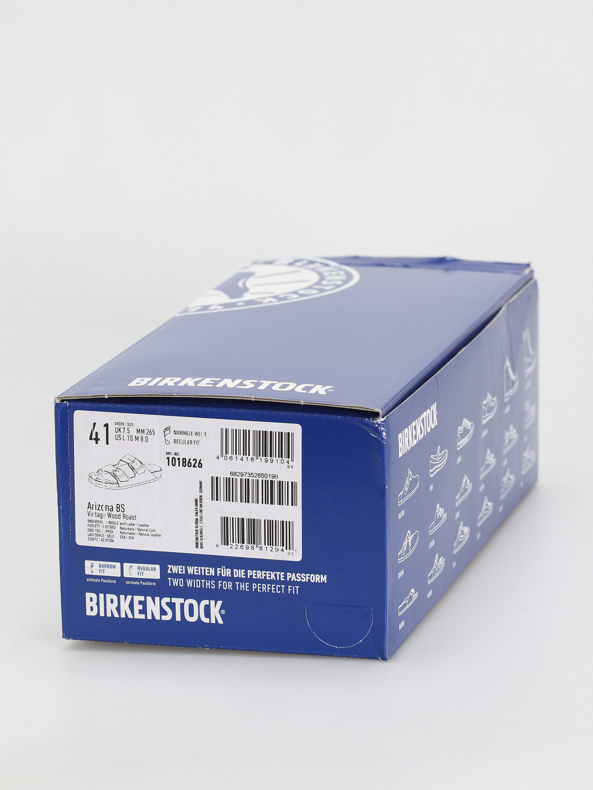 Birkenstock Arizona Regular Flip-flop papucsok (vintage wood roast natural leather)