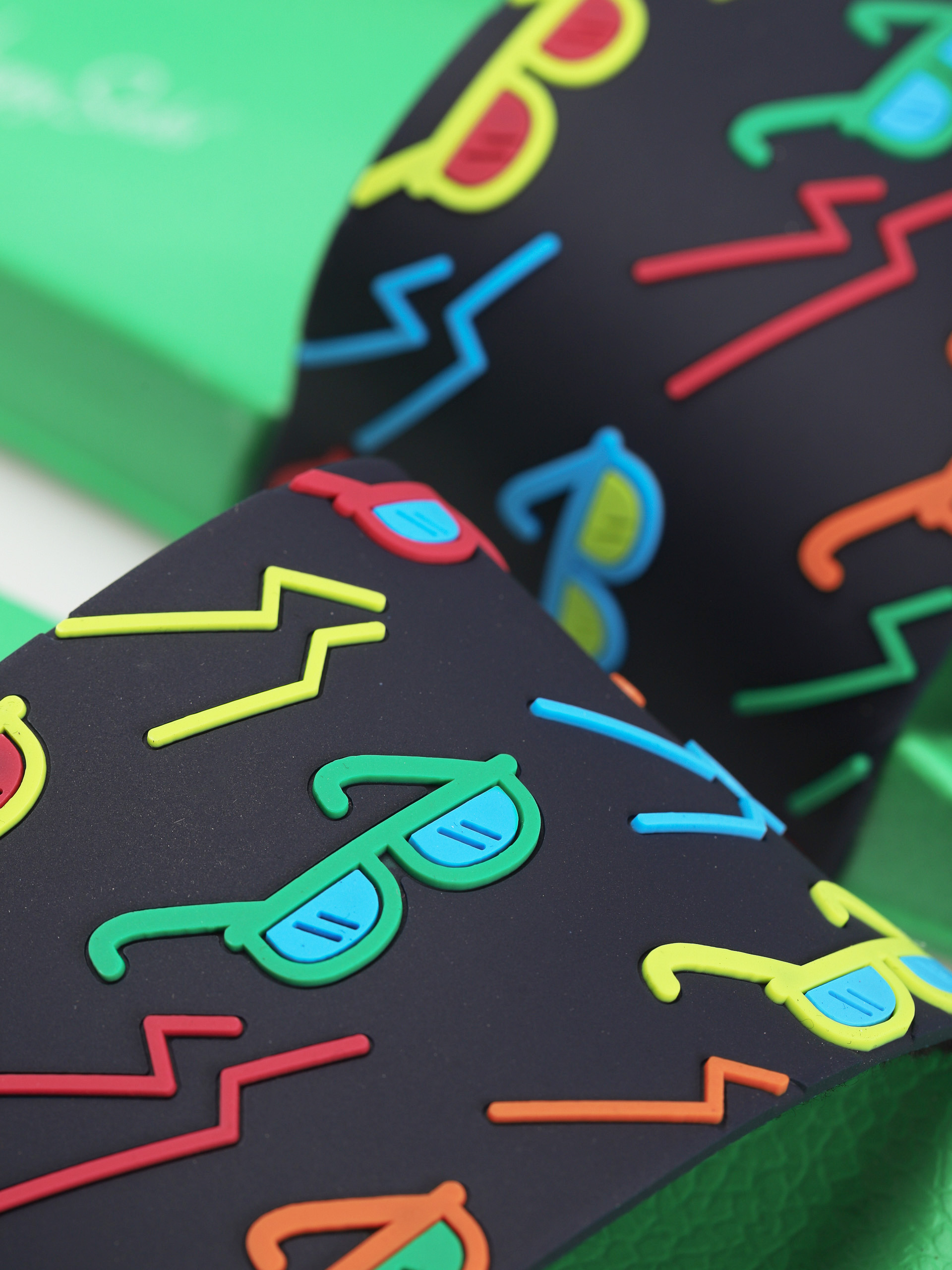 Happy Socks Sunny Days Flip-flop papucsok (green/black)