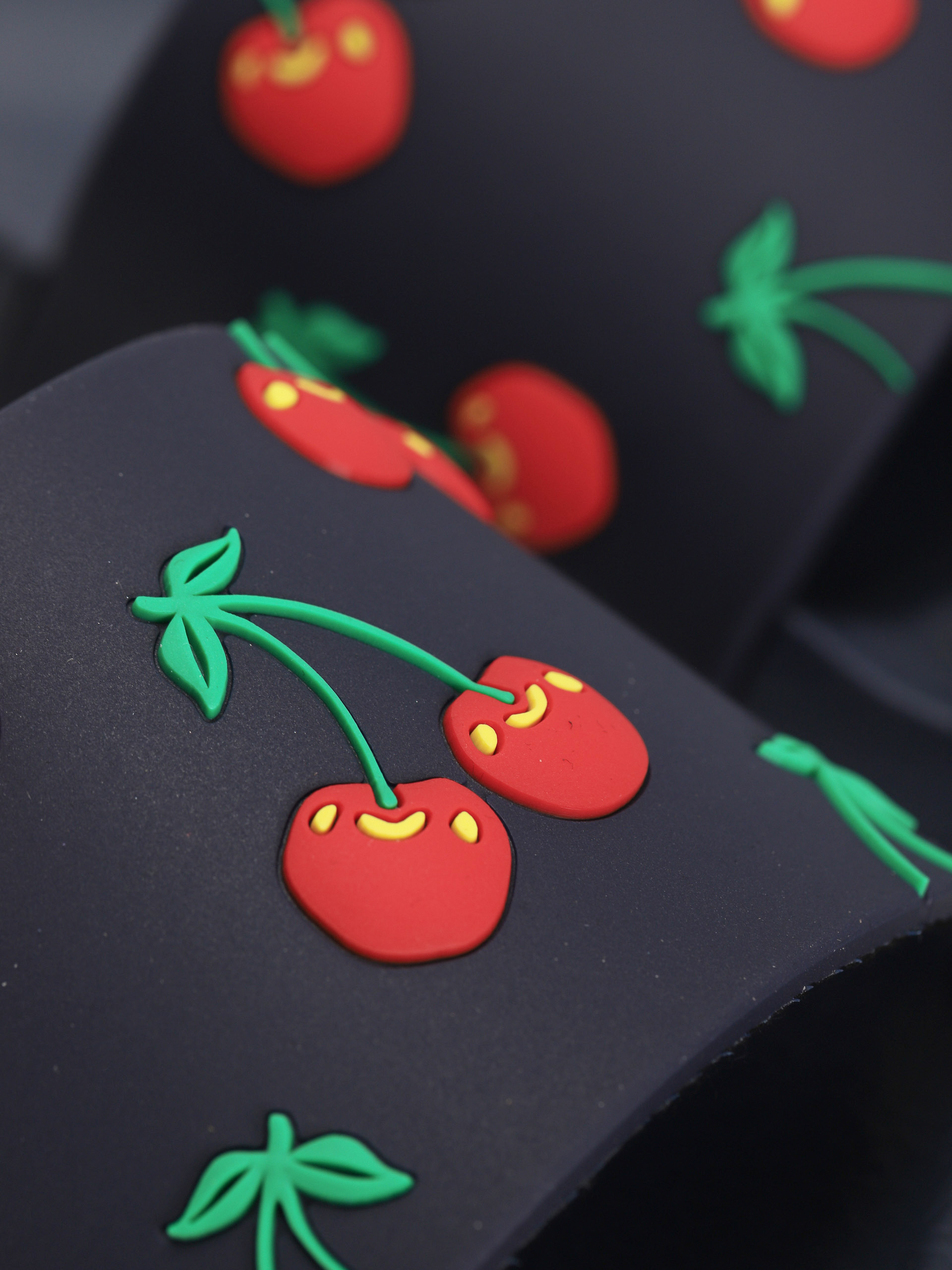 Happy Socks Cherry Flip-flop papucsok (black)