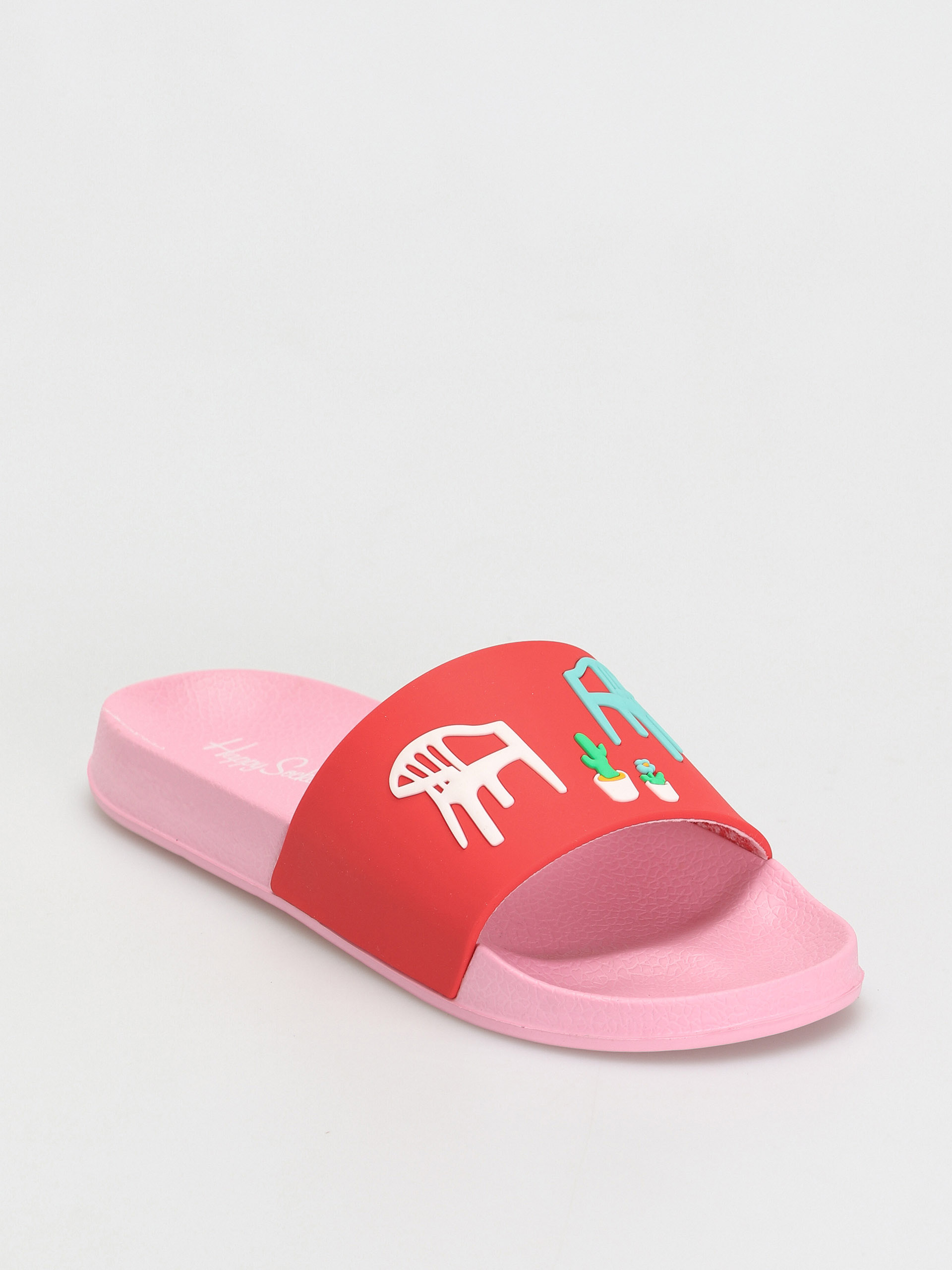 Happy Socks Balcony Flip-flop papucsok (pink/red)