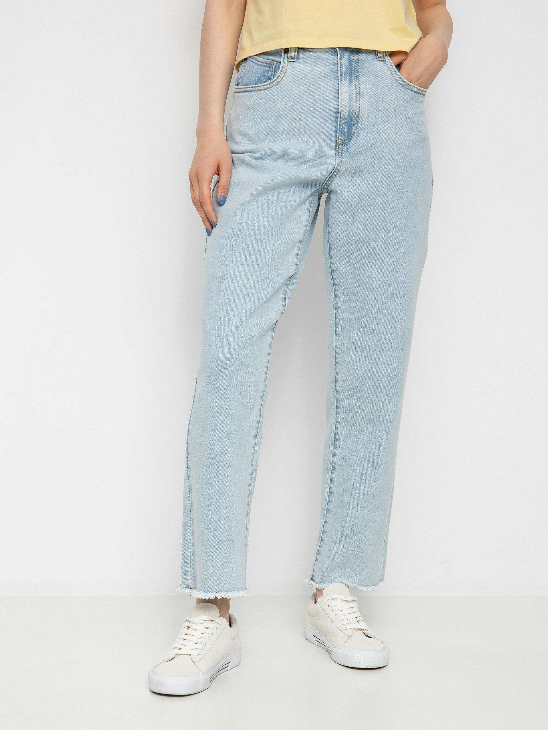 Volcom Stn Step Hirise Kisnadrág Wmn (thrifter blue light)