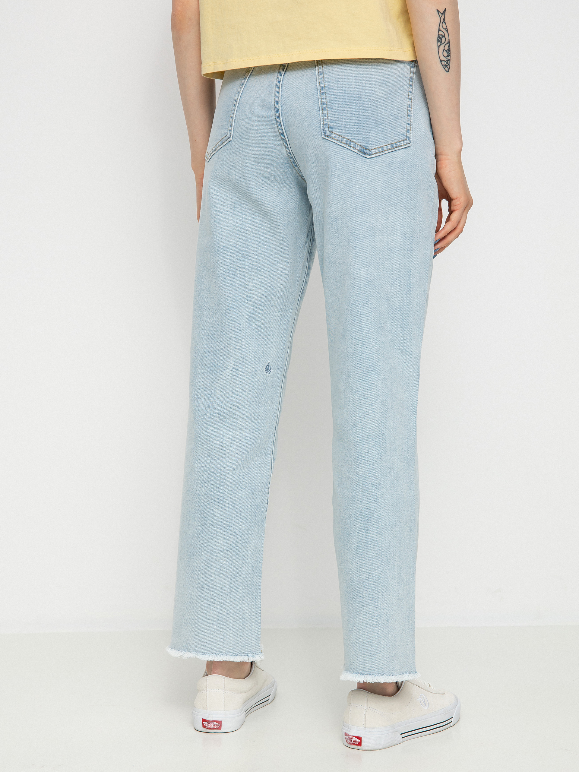 Volcom Stn Step Hirise Kisnadrág Wmn (thrifter blue light)