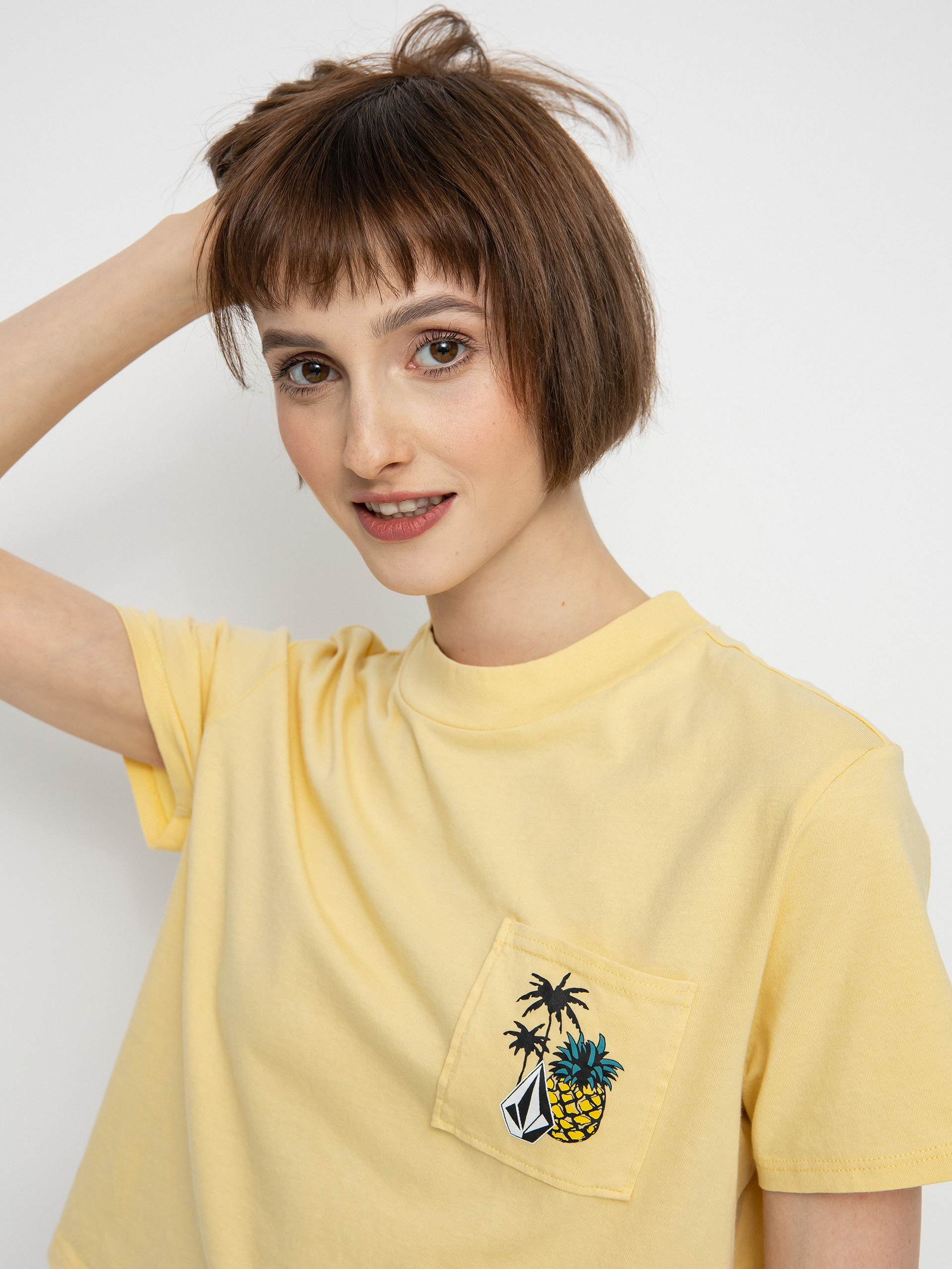 Volcom Pocket Dial Póló Wmn (wheat)