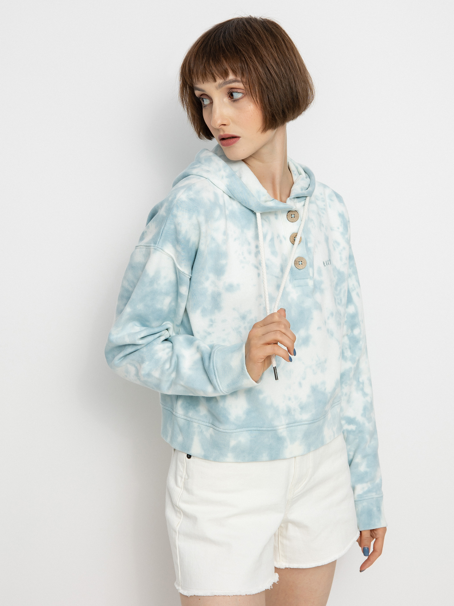 Roxy Girls Trip HD Kapucnis pulóver Wmn (cool blue)