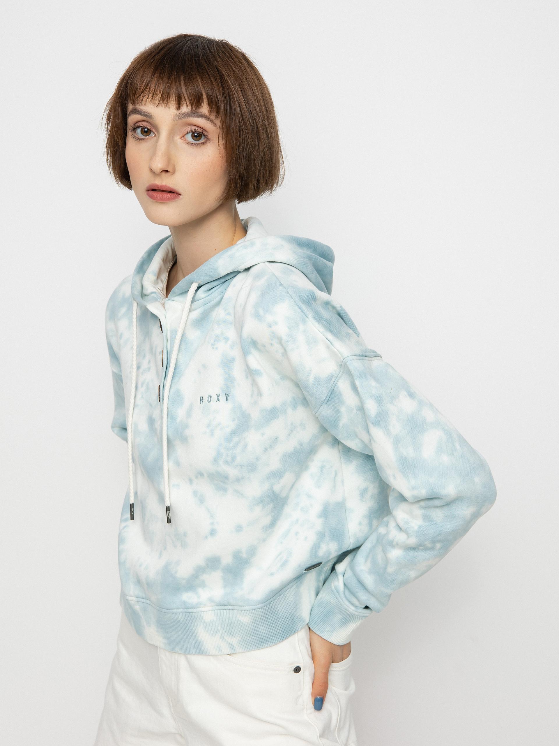 Roxy Girls Trip HD Kapucnis pulóver Wmn (cool blue)