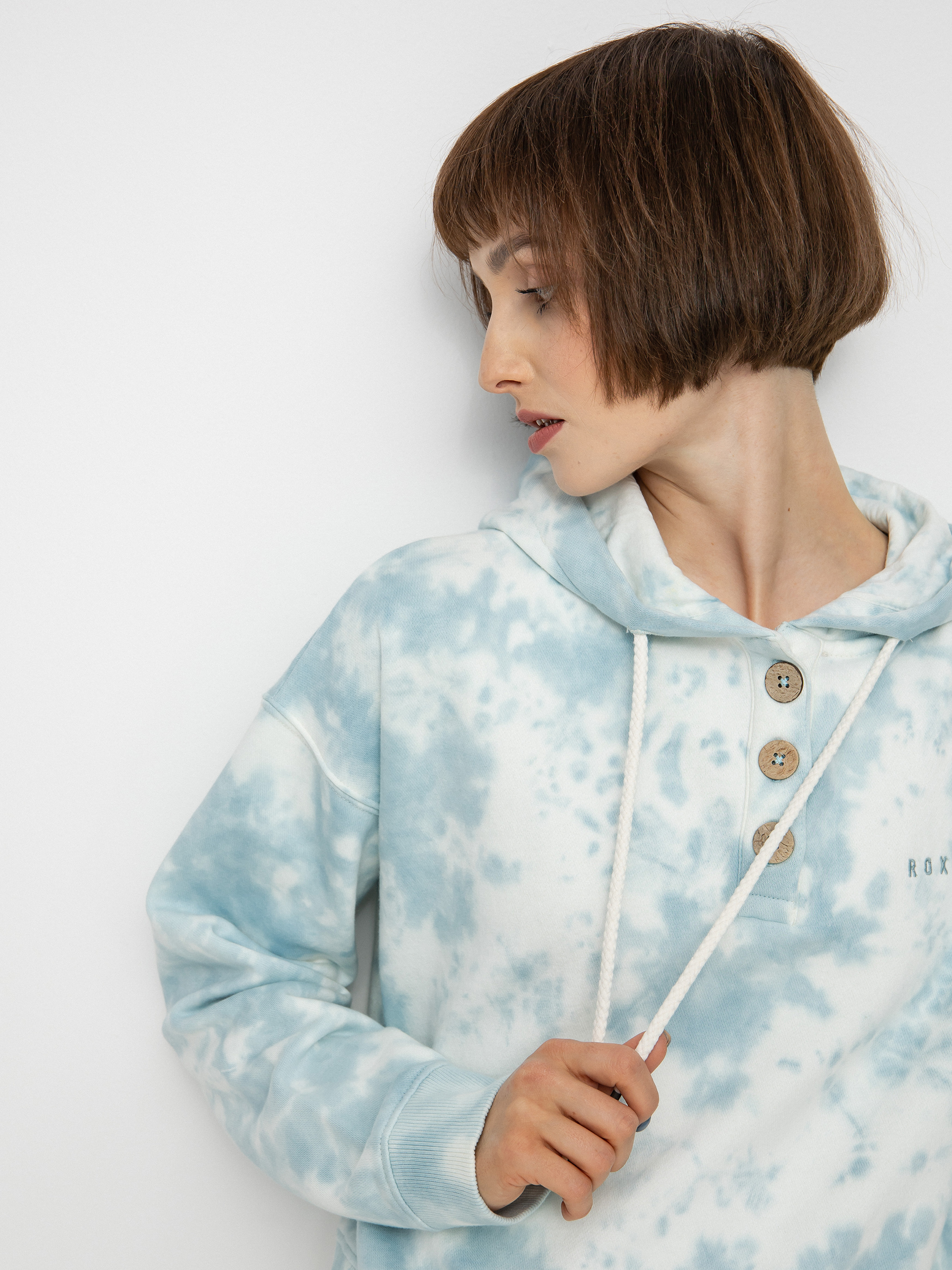 Roxy Girls Trip HD Kapucnis pulóver Wmn (cool blue)