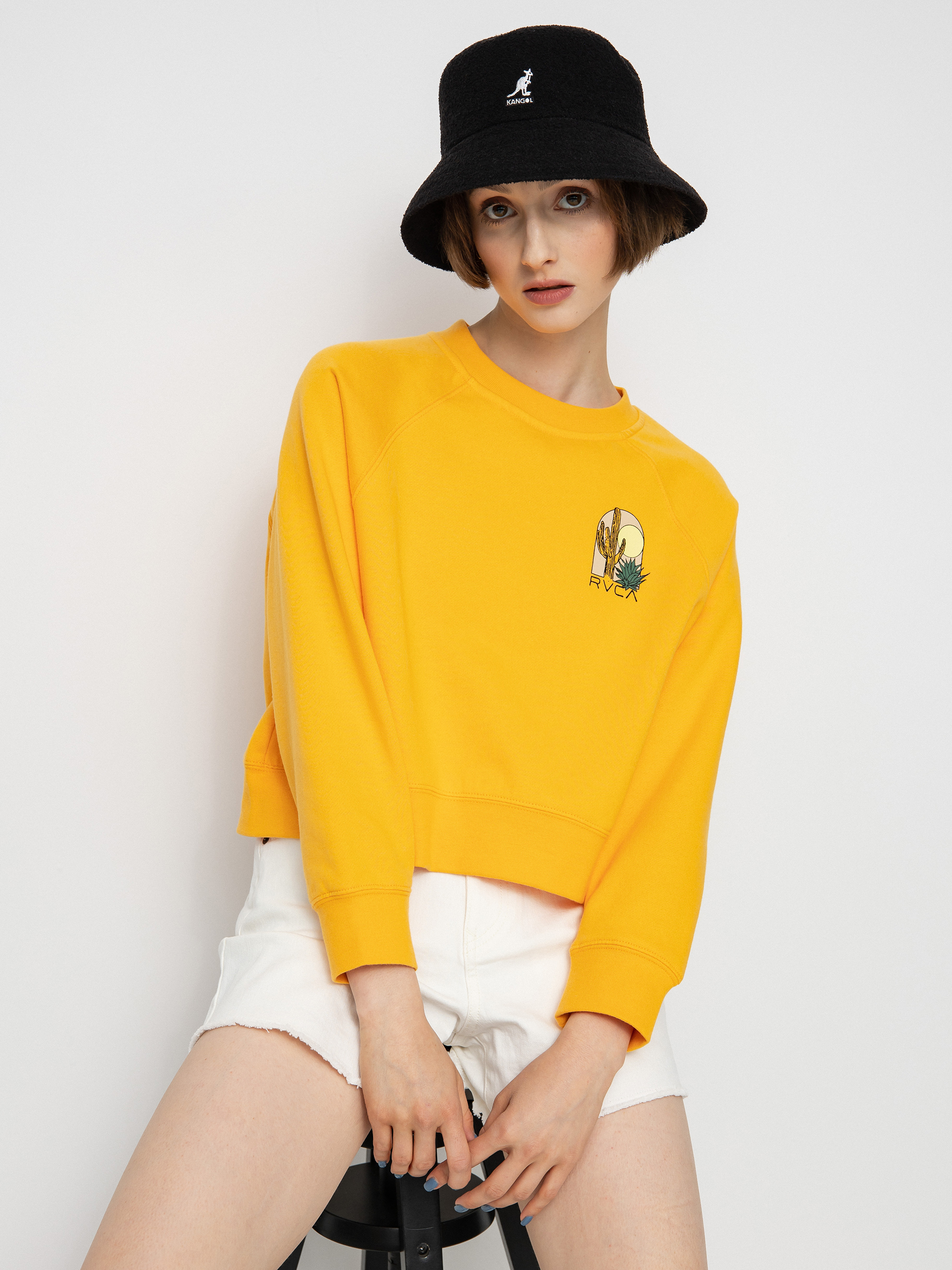 RVCA Oasis Pulóver Wmn (marigold)