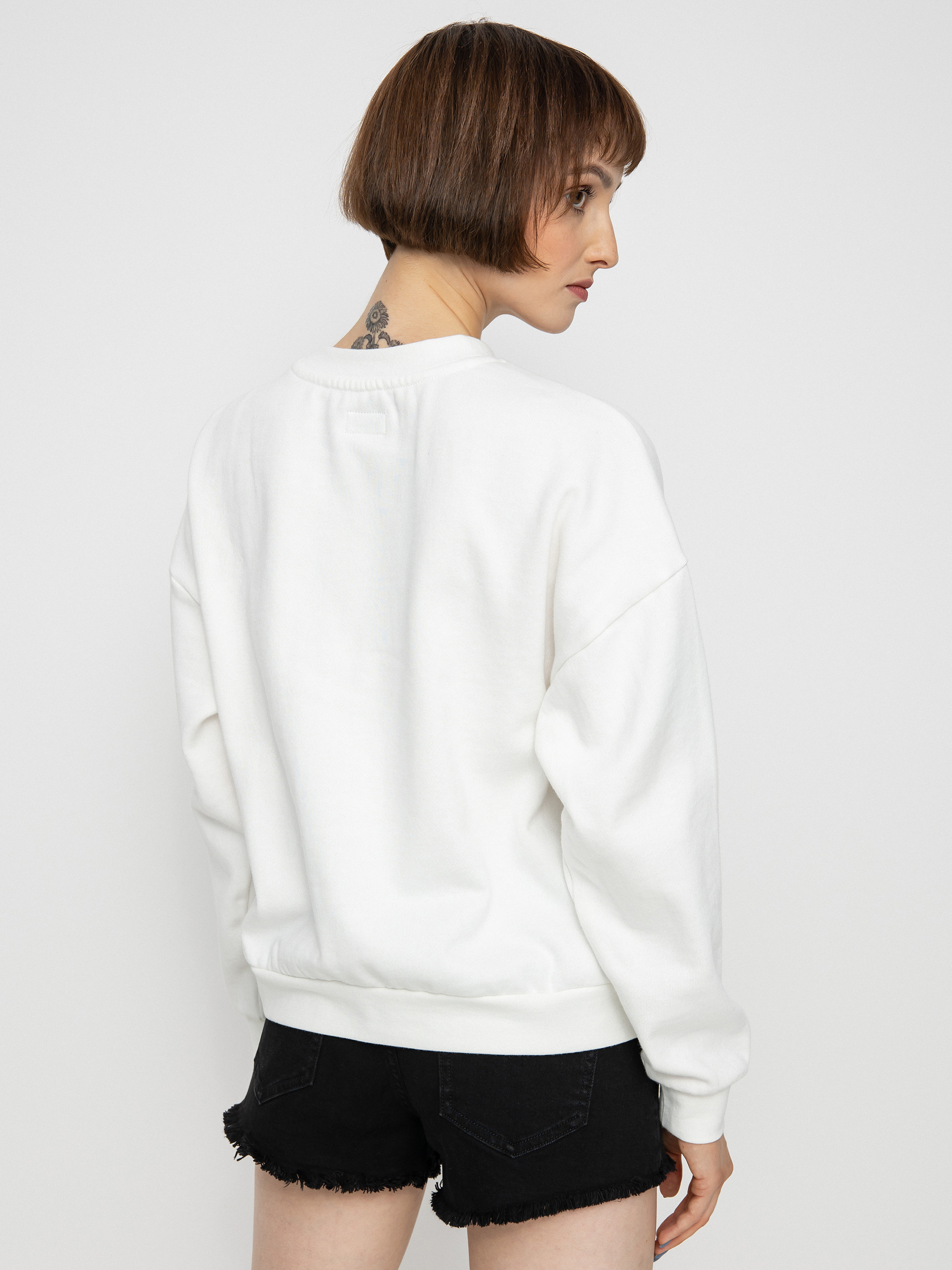 RVCA West Crew Pulóver Wmn (vintage white)
