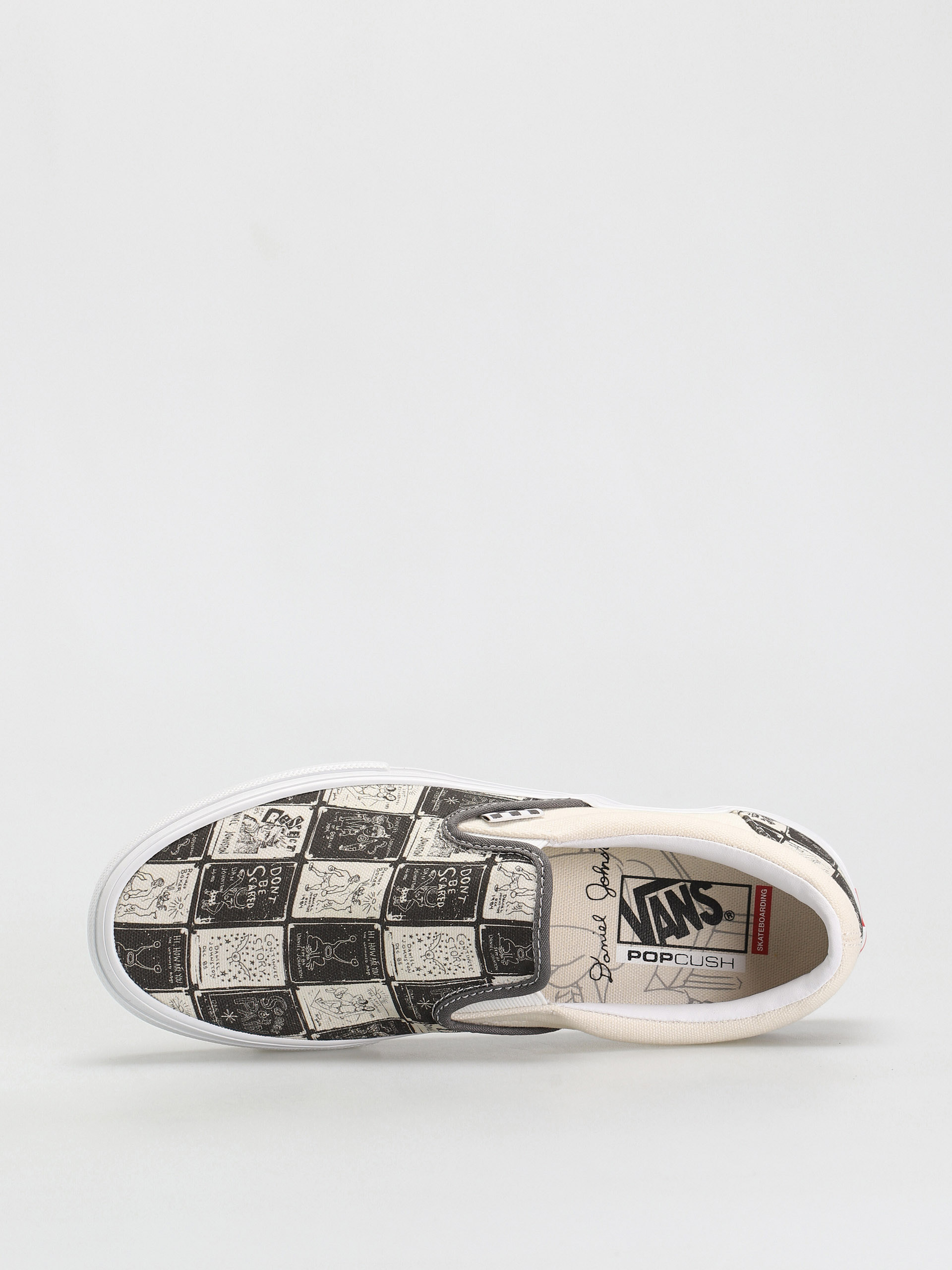Vans Skate Slip On Cipők (daniel johnston/raven)