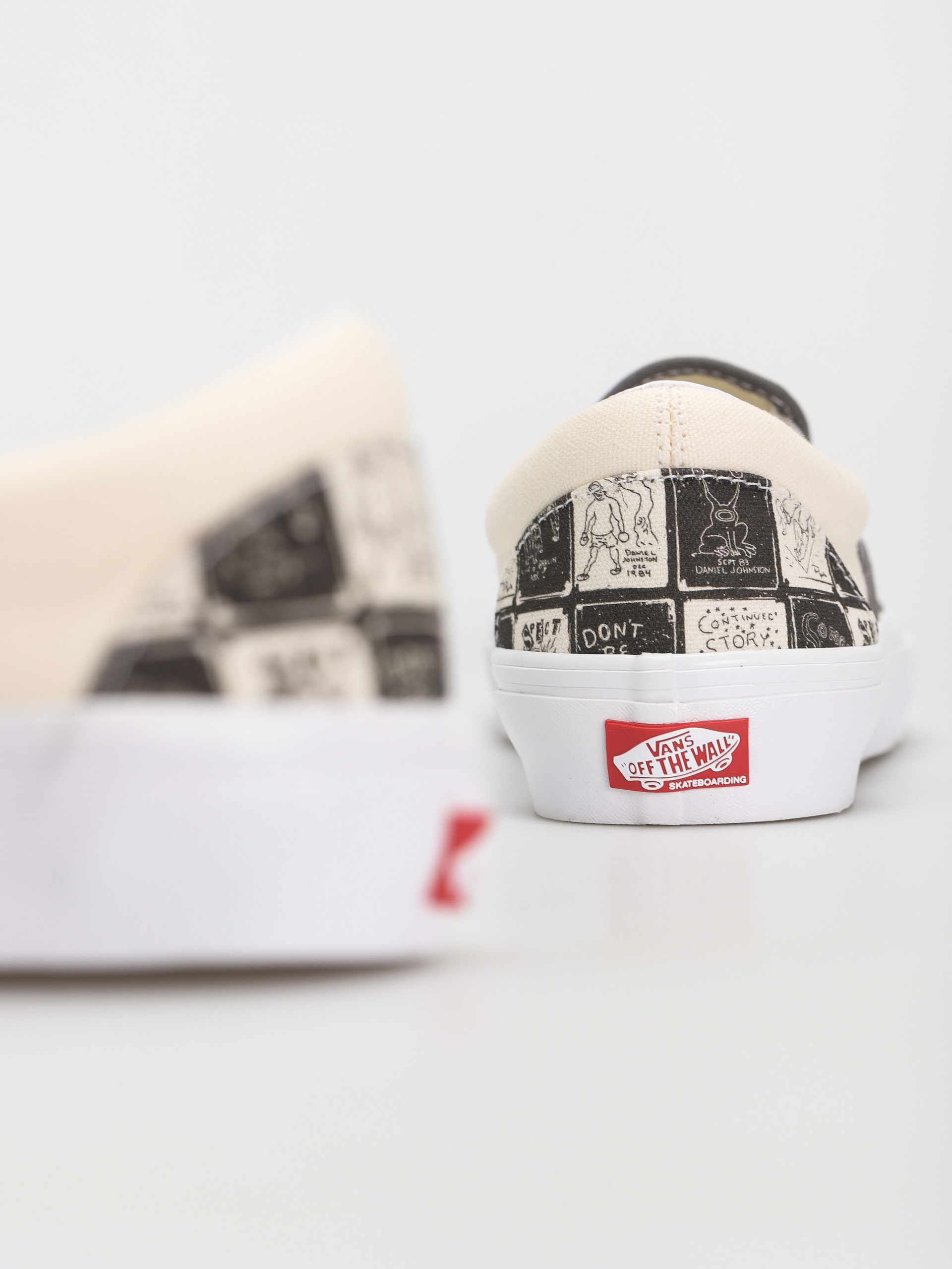 Vans Skate Slip On Cipők (daniel johnston/raven)