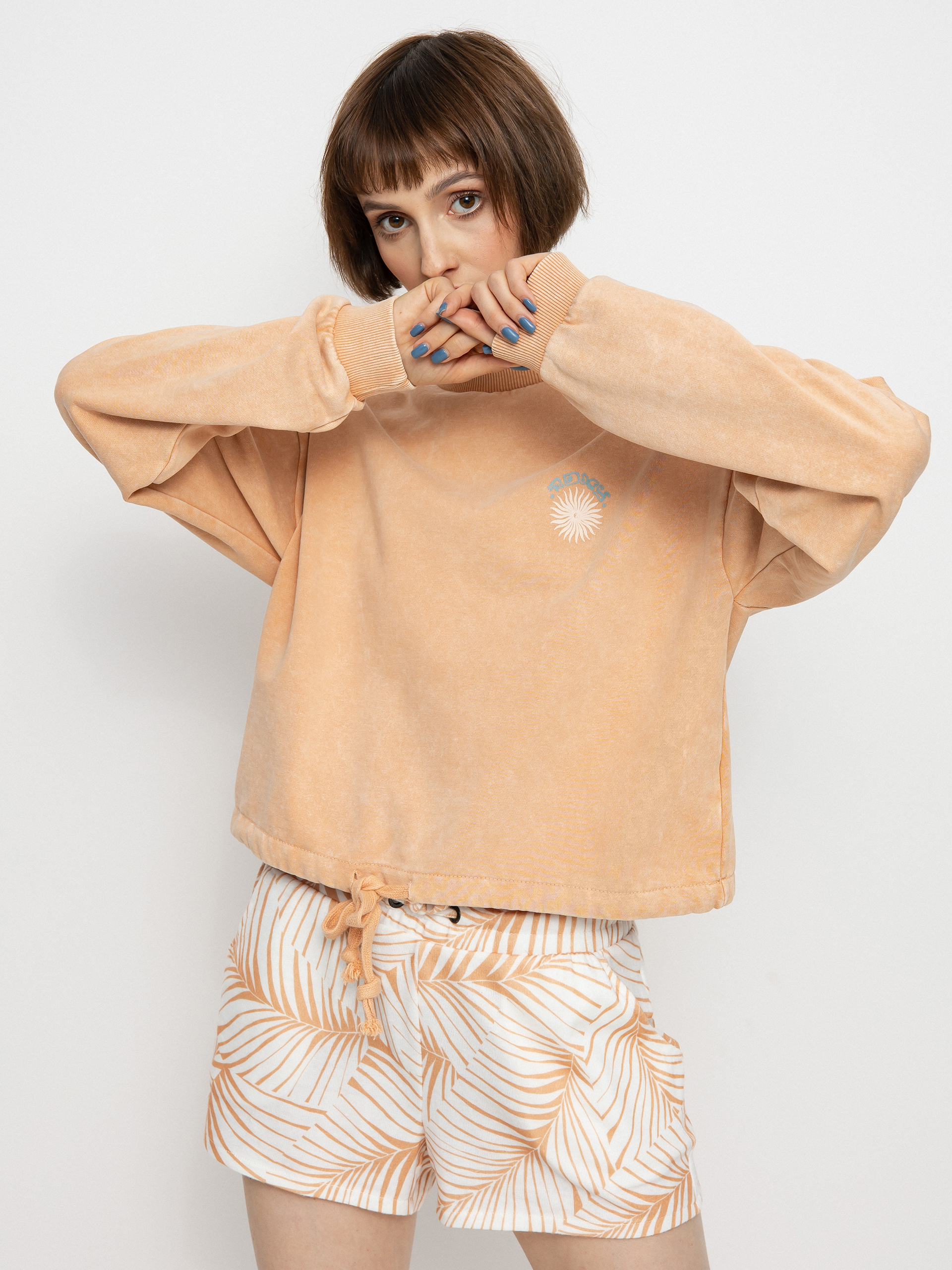 Roxy Feeling Salty Crew B Pulóver Wmn (toast)