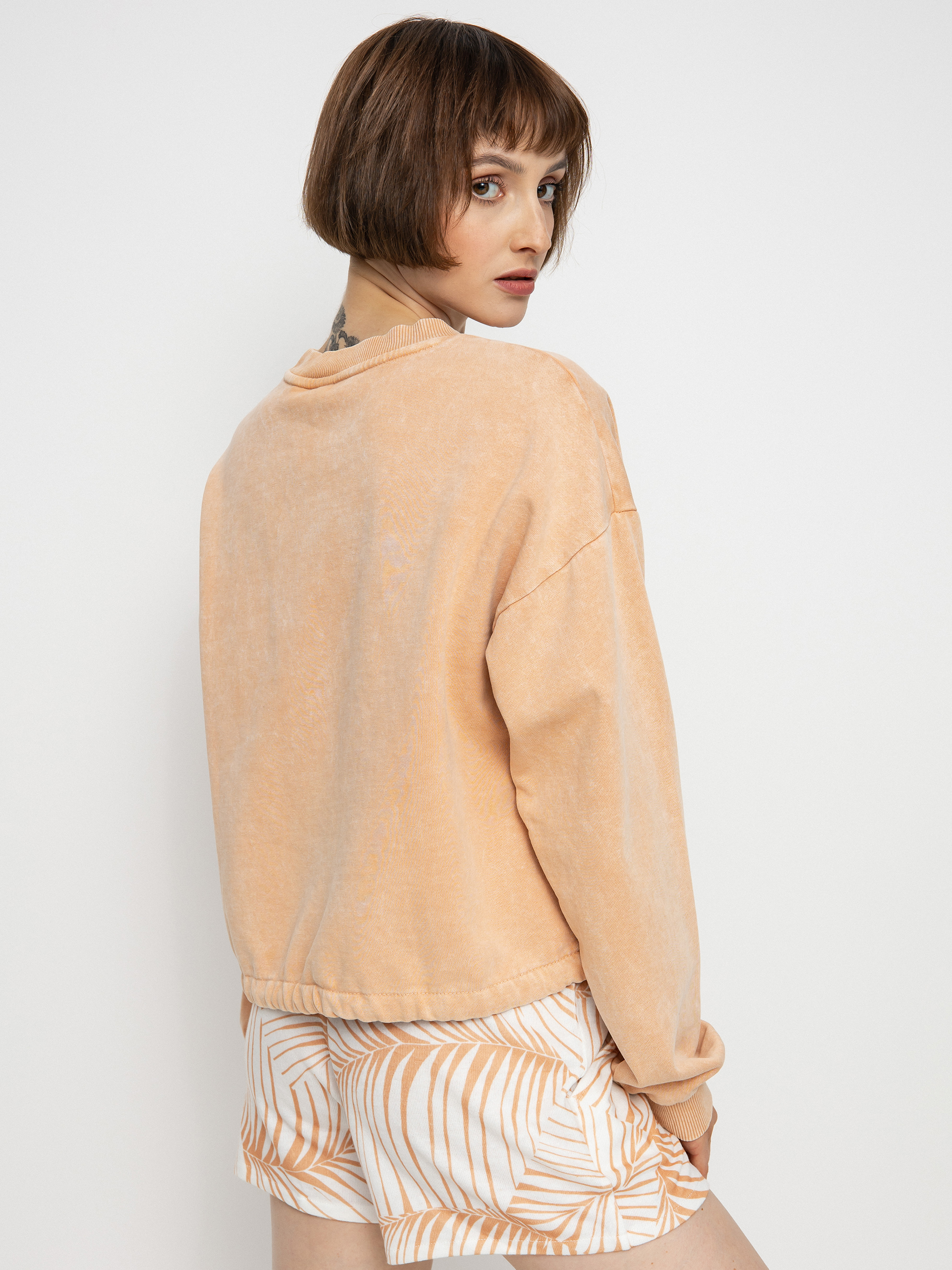 Roxy Feeling Salty Crew B Pulóver Wmn (toast)