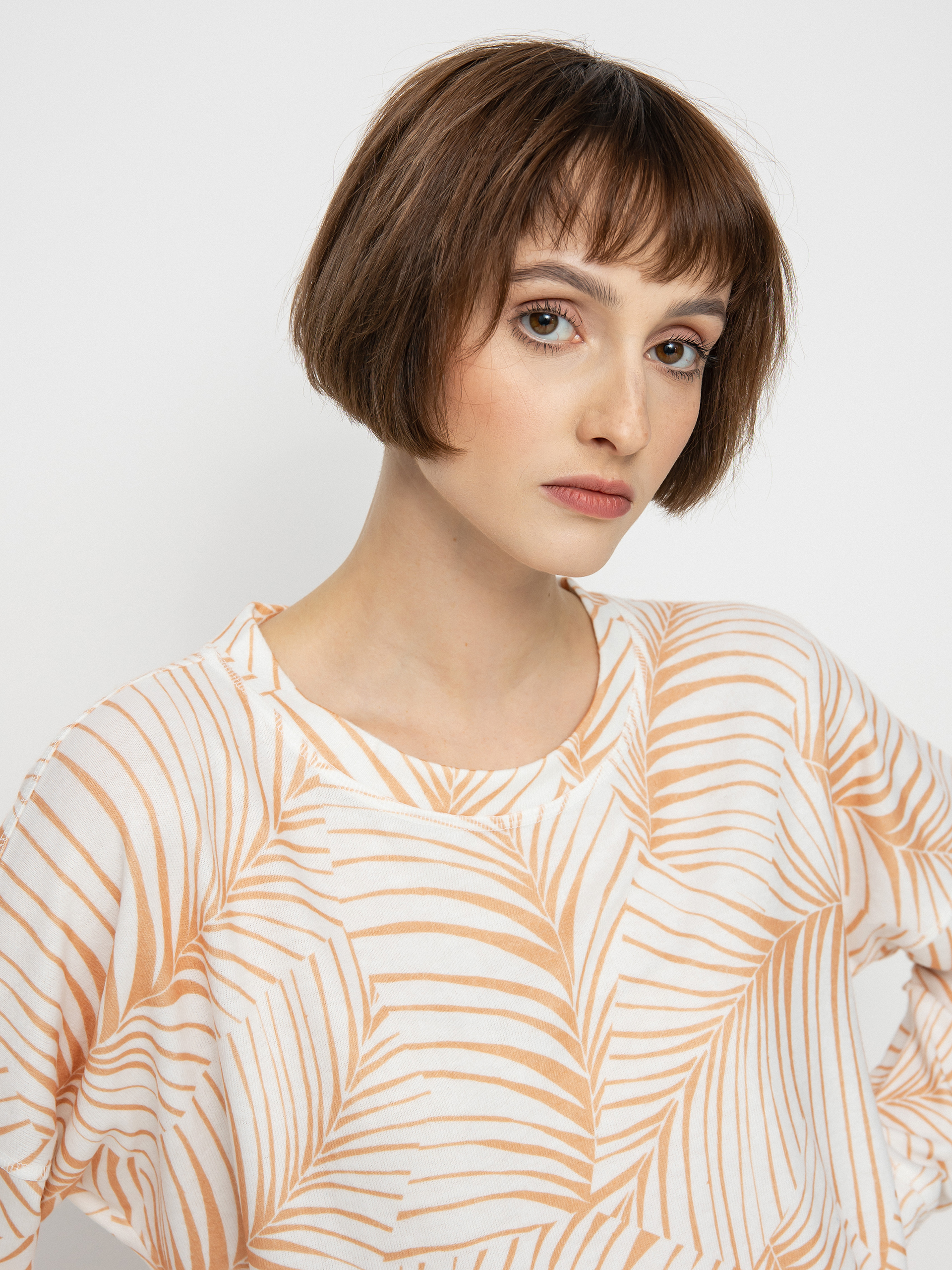 Roxy Current Mood Pulóver Wmn (toast palm tree dreams)