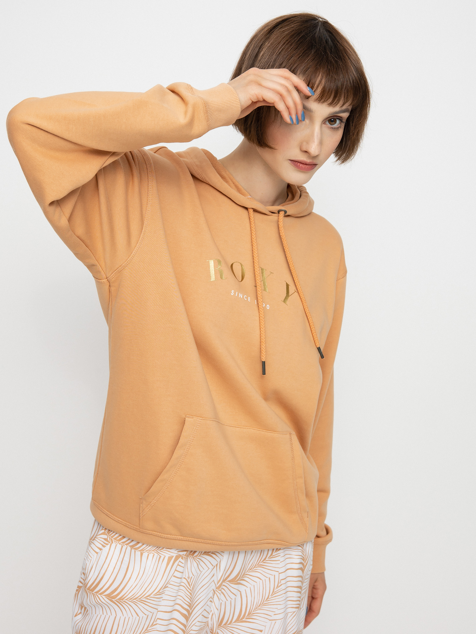 Roxy Surf Stoked HD Kapucnis pulóver Wmn (toast)