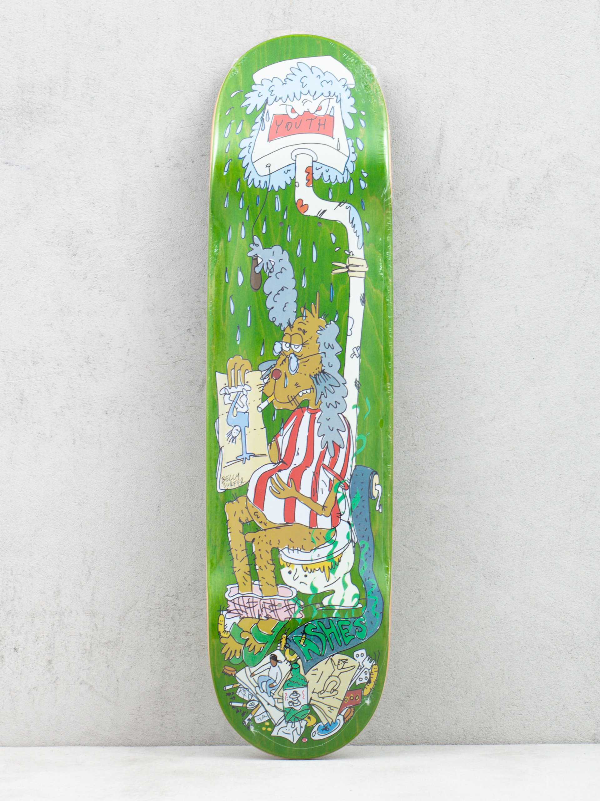 Youth Skateboards X Ashes Old Dog Gördeszka lap (green)