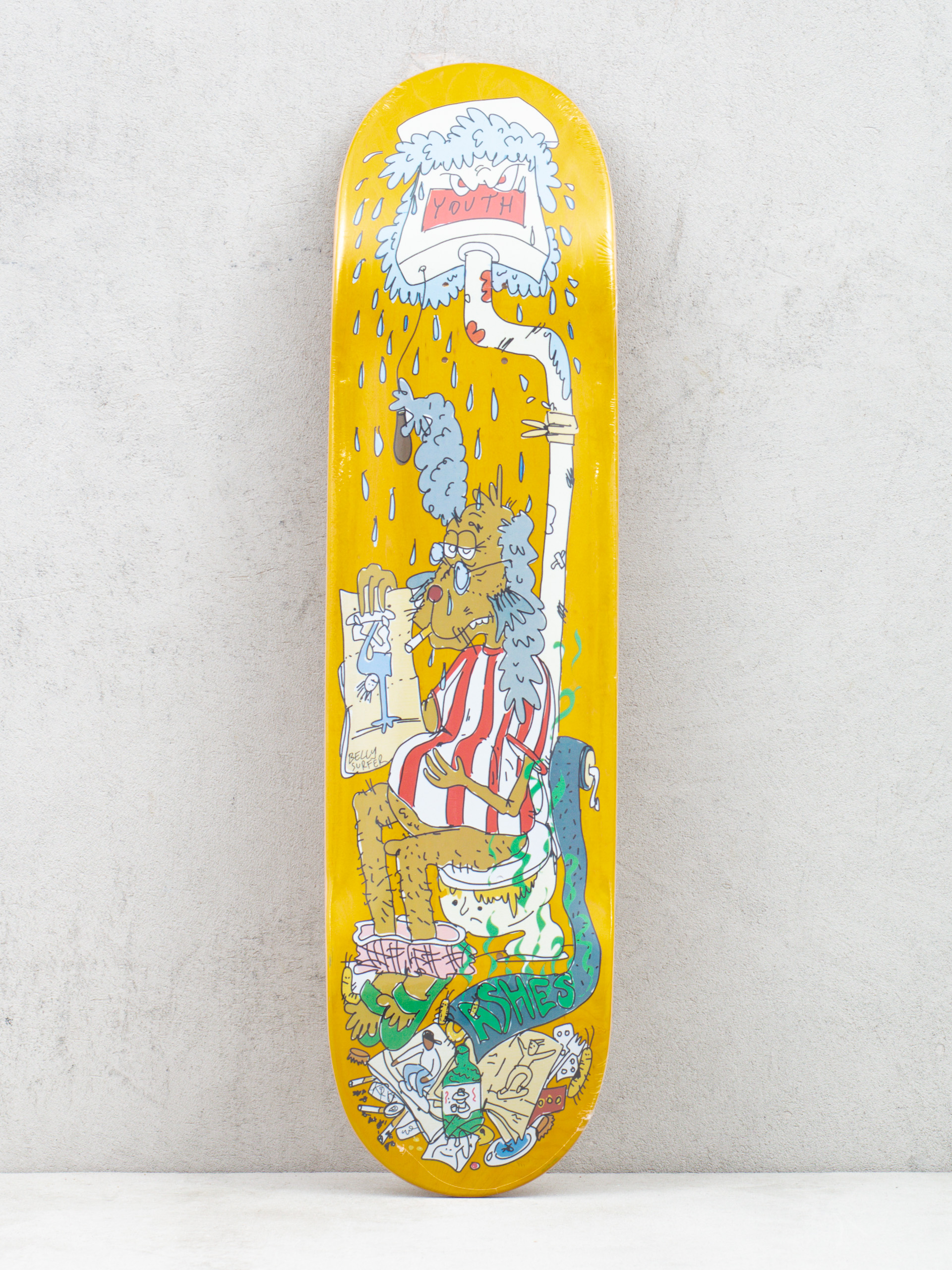 Youth Skateboards X Ashes Old Dog Gördeszka lap (yellow)