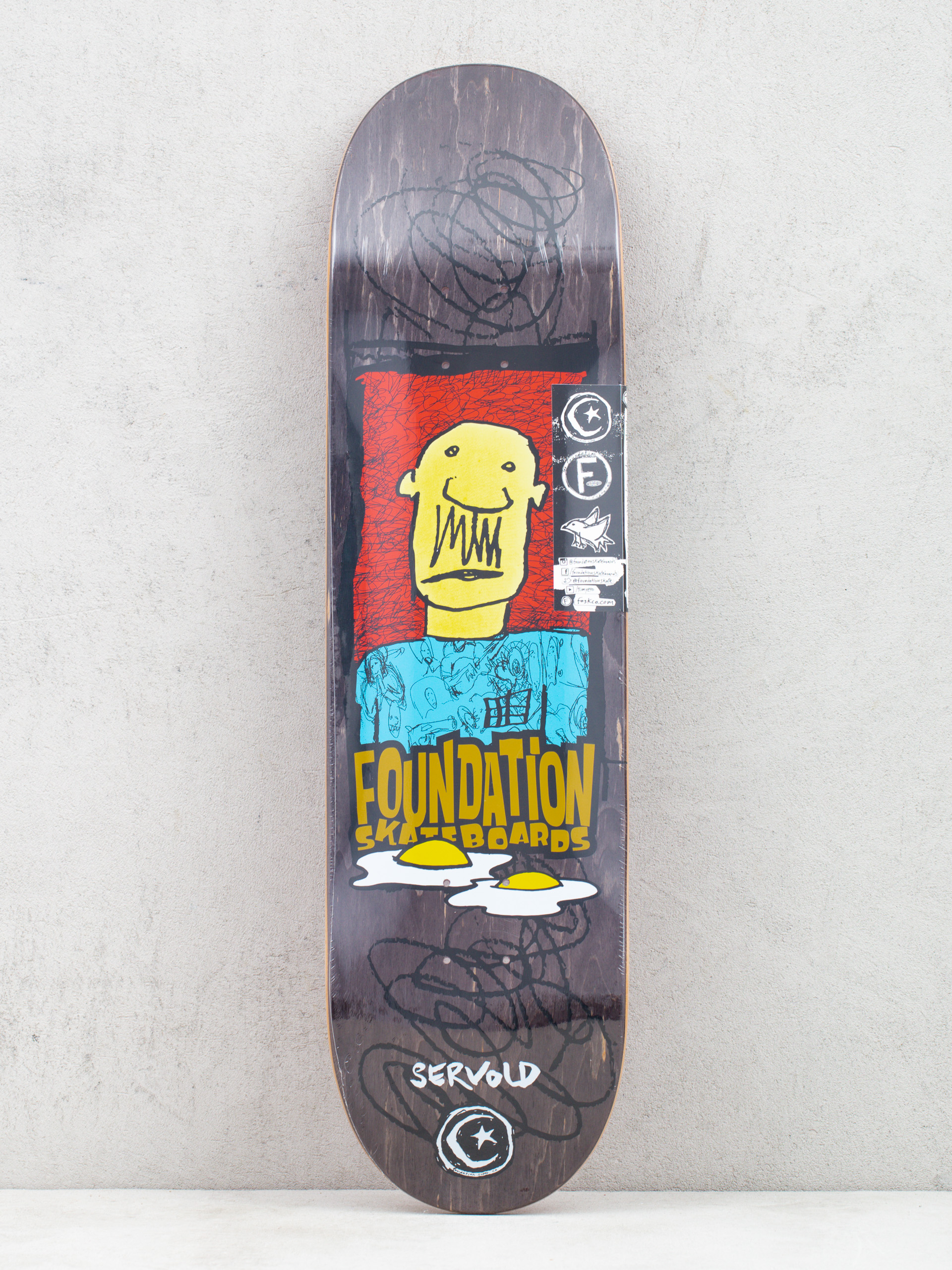 Foundation Servold Eggs For Break Gördeszka lap (black)