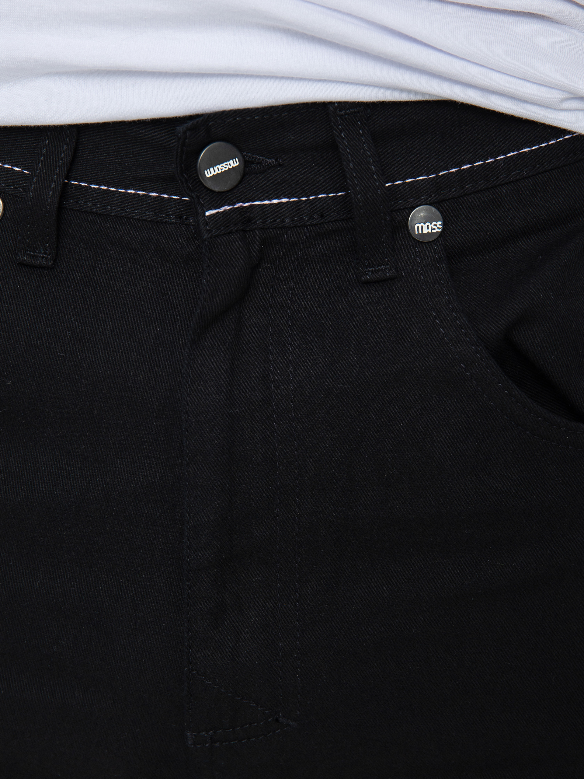 MassDnm Slang Baggy Fit Kisnadrág (black)