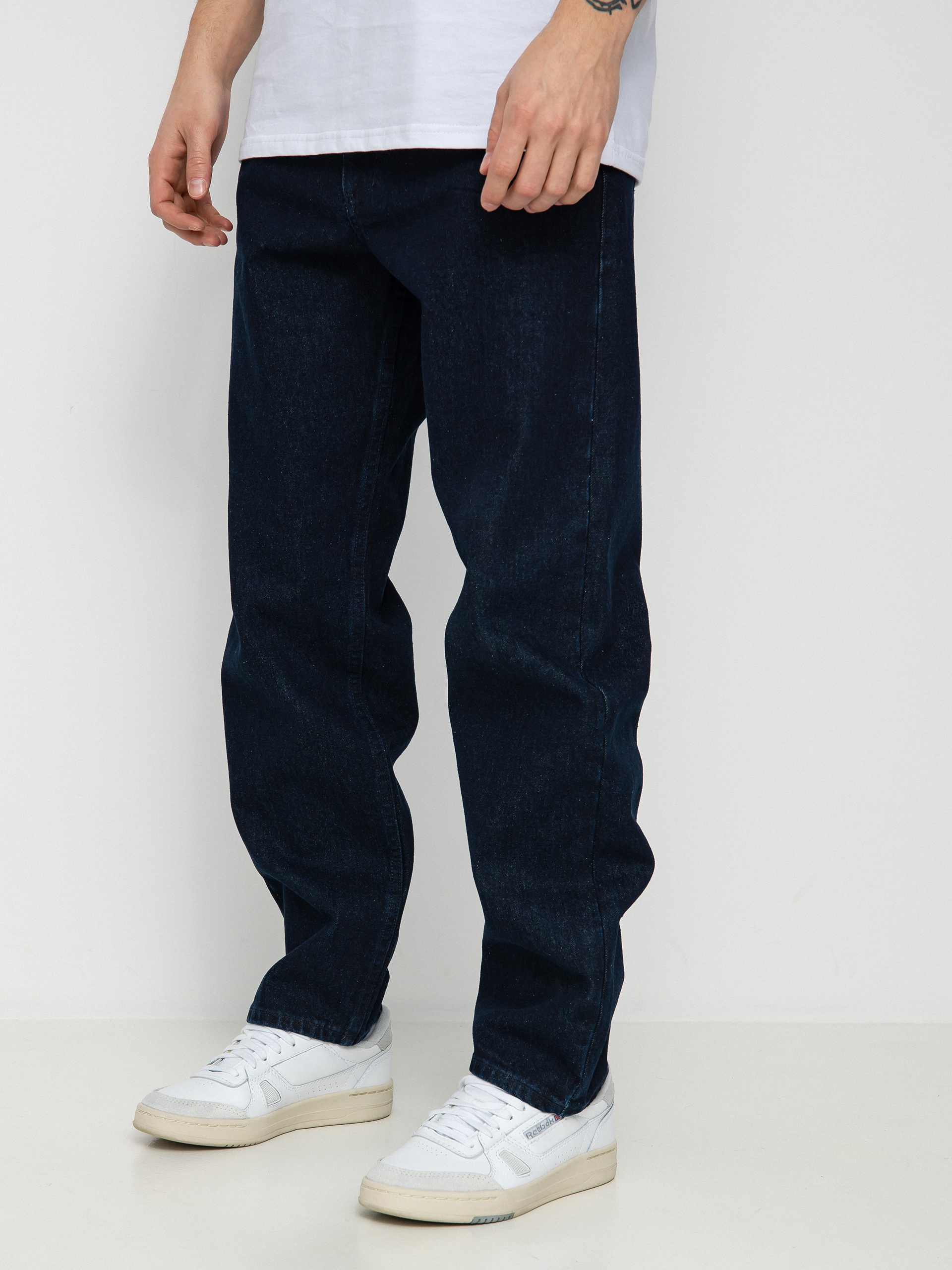 MassDnm Craft Jeans Baggy Fit Kisnadrág (dark blue)
