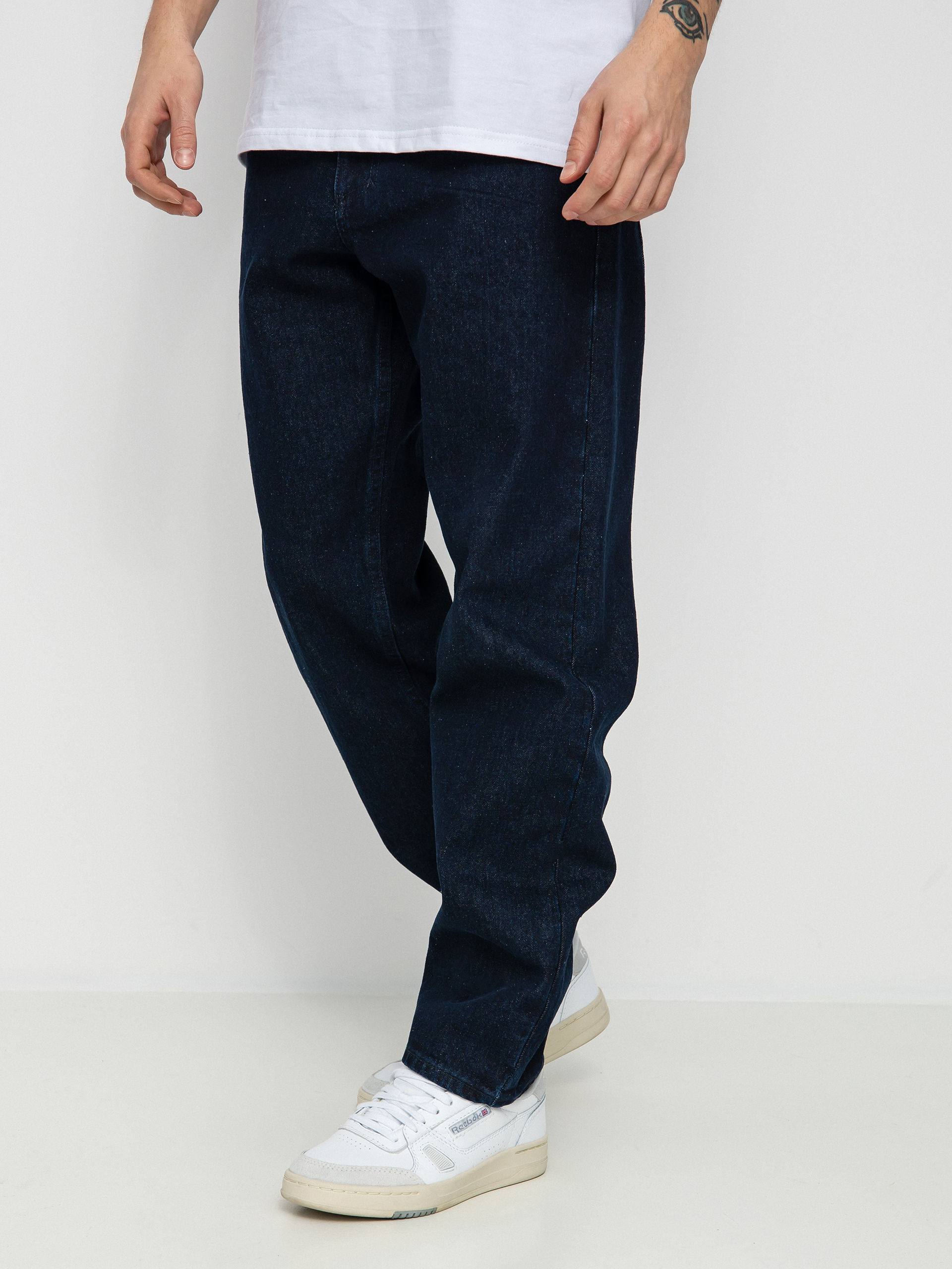 MassDnm Craft Jeans Baggy Fit Kisnadrág (dark blue)