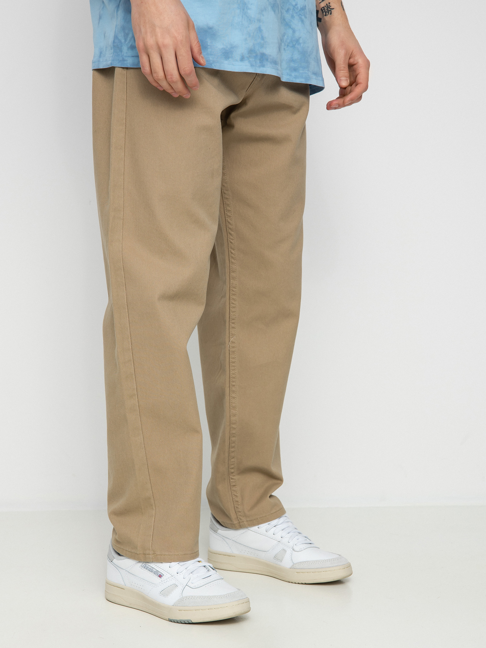 MassDnm Slang Baggy Fit Kisnadrág (beige)