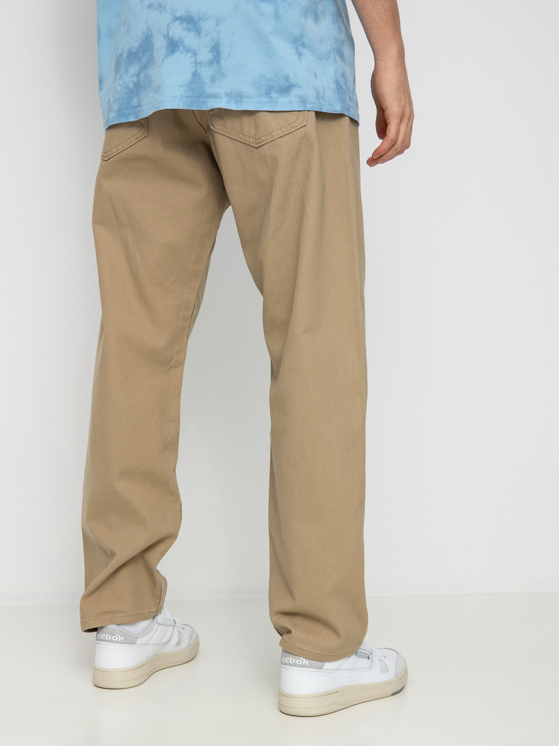 MassDnm Slang Baggy Fit Kisnadrág (beige)