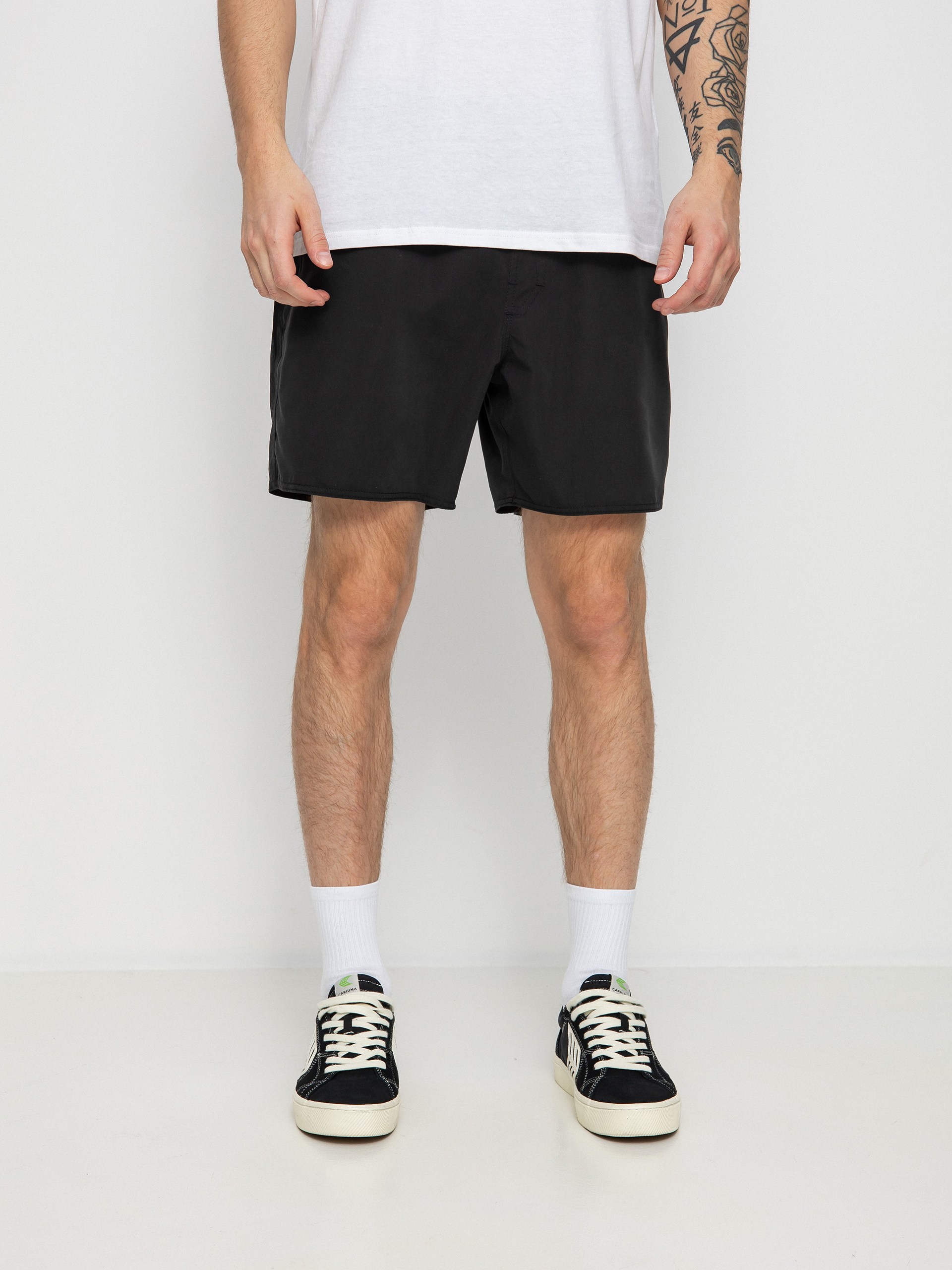 Volcom Lido Solid Trunk 16 Boardshort (black)