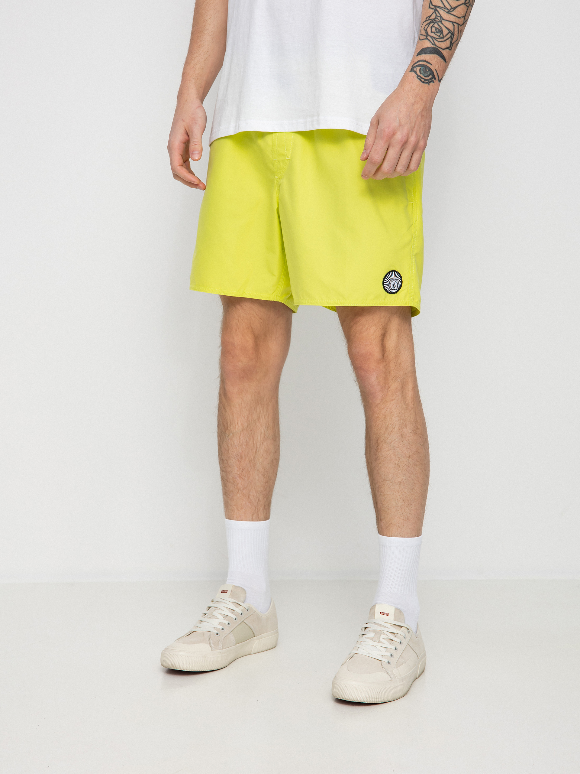 Volcom Lido Solid Trunk 16 Boardshort (limeade)