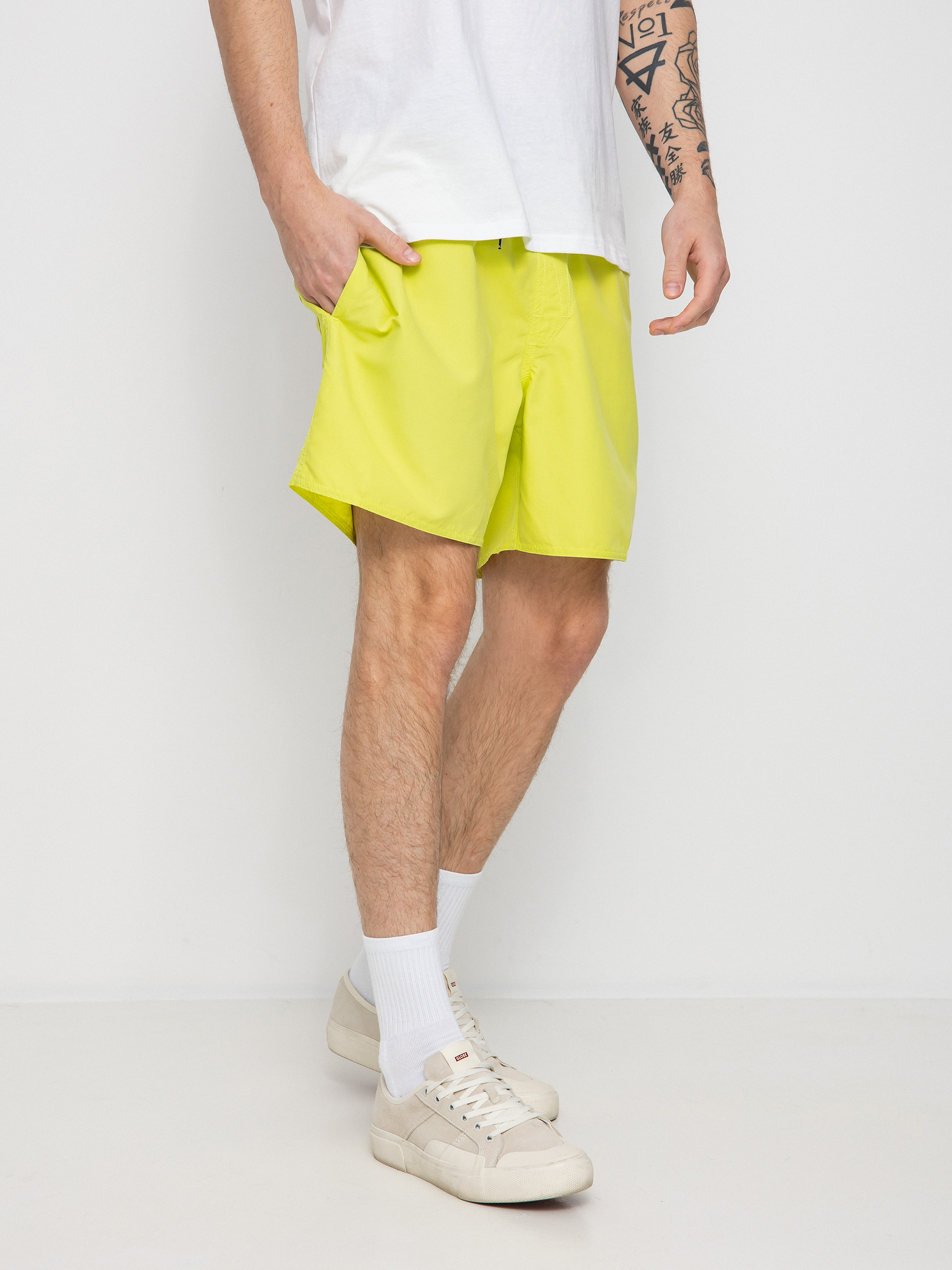 Volcom Lido Solid Trunk 16 Boardshort (limeade)