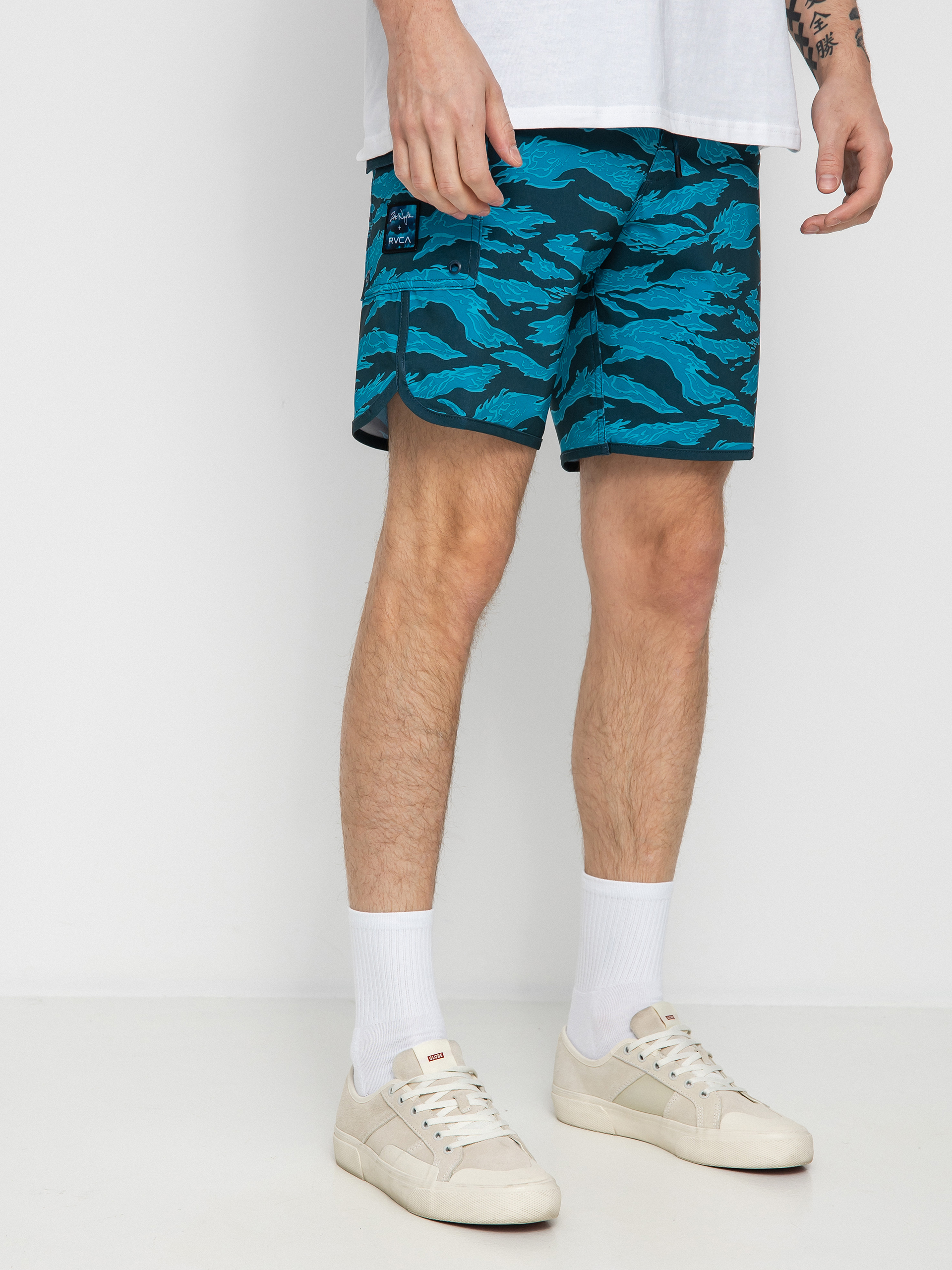 RVCA Zak Noyle Eastern Trunk Boardshort (blue camo)