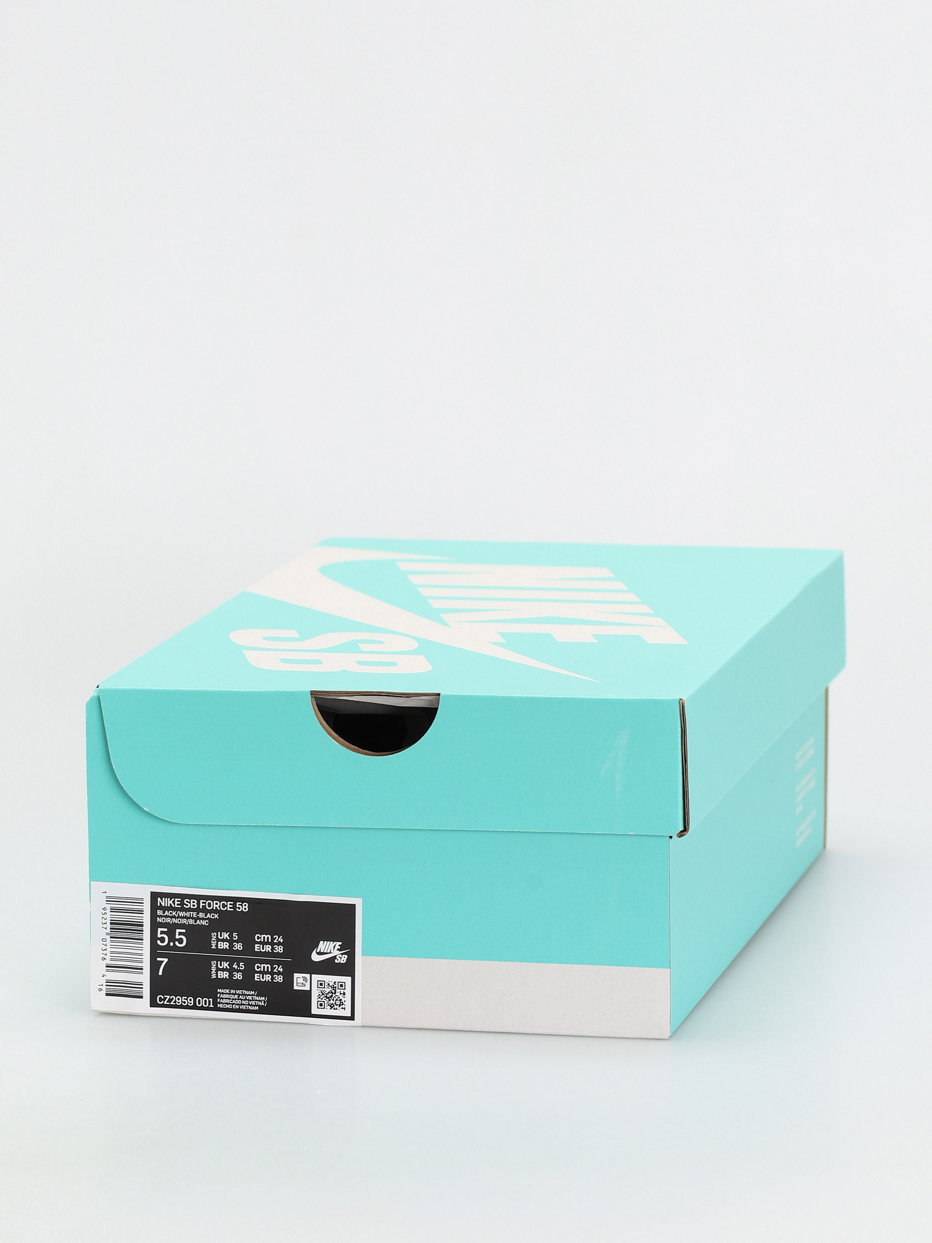 Nike SB Force 58 Cipők (black/white black)