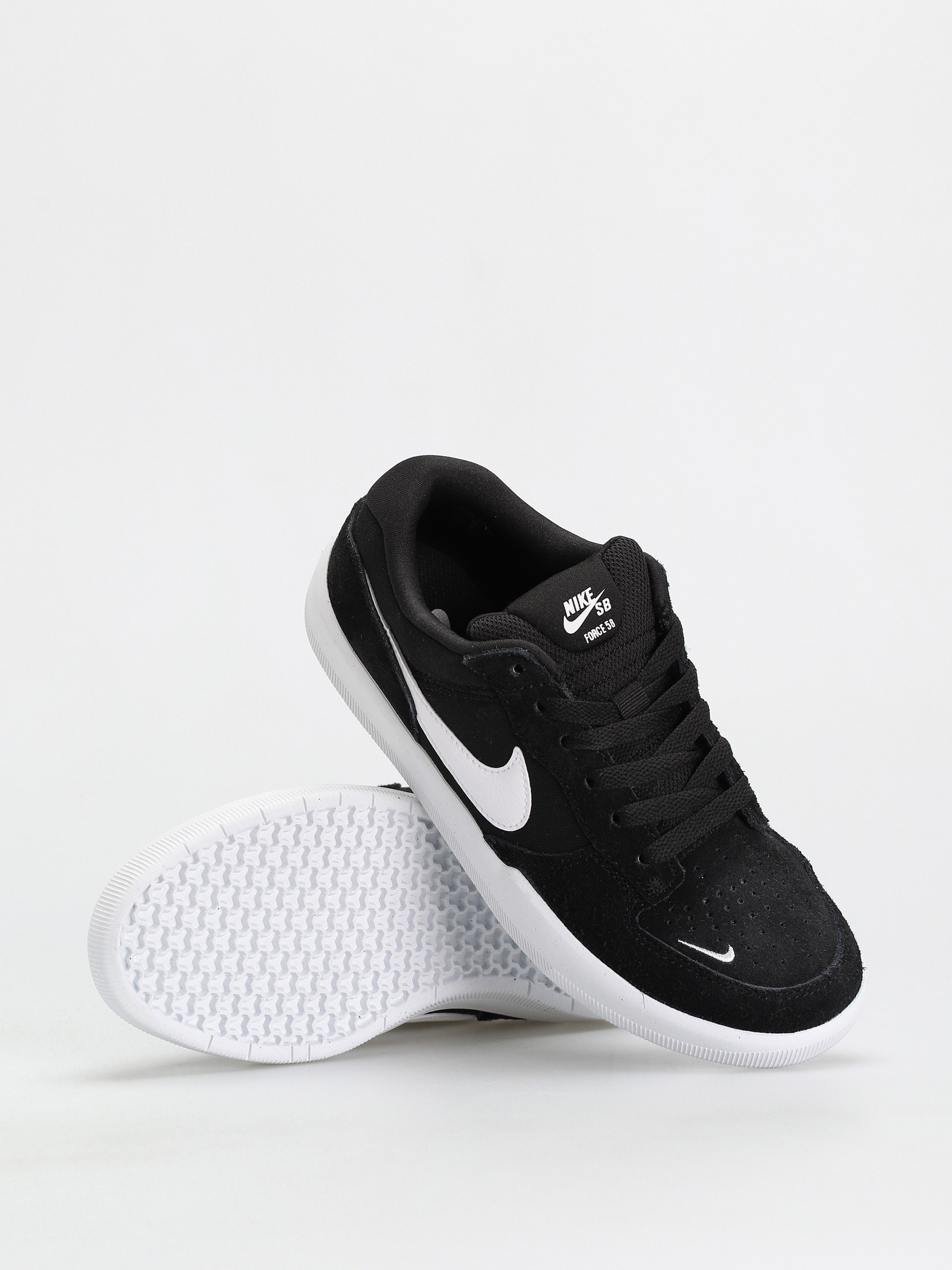 Nike SB Force 58 Cipők (black/white black)