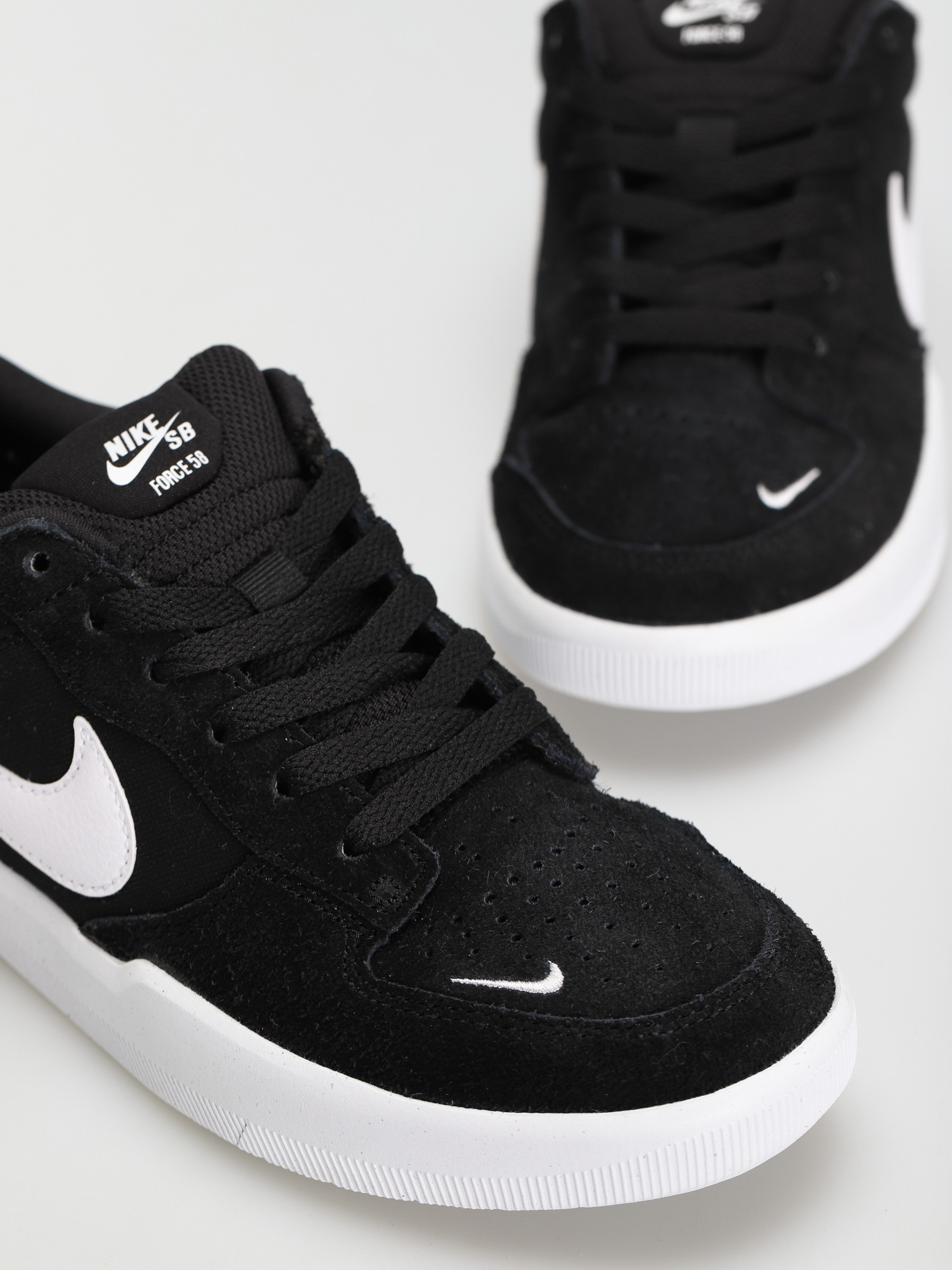 Nike SB Force 58 Cipők (black/white black)