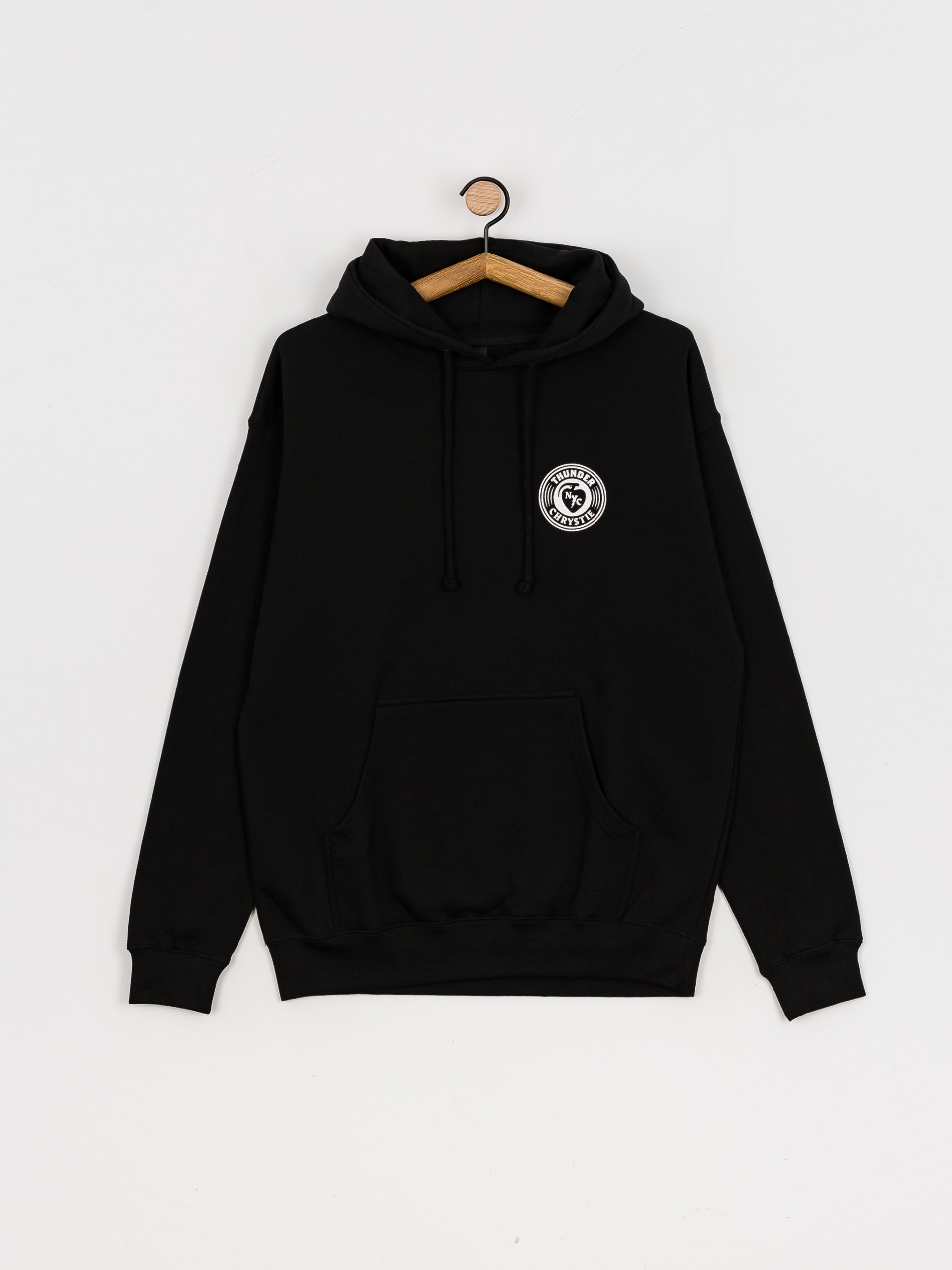 Thunder X Chrystie Circle Logo Kapucnis pulóver (black)