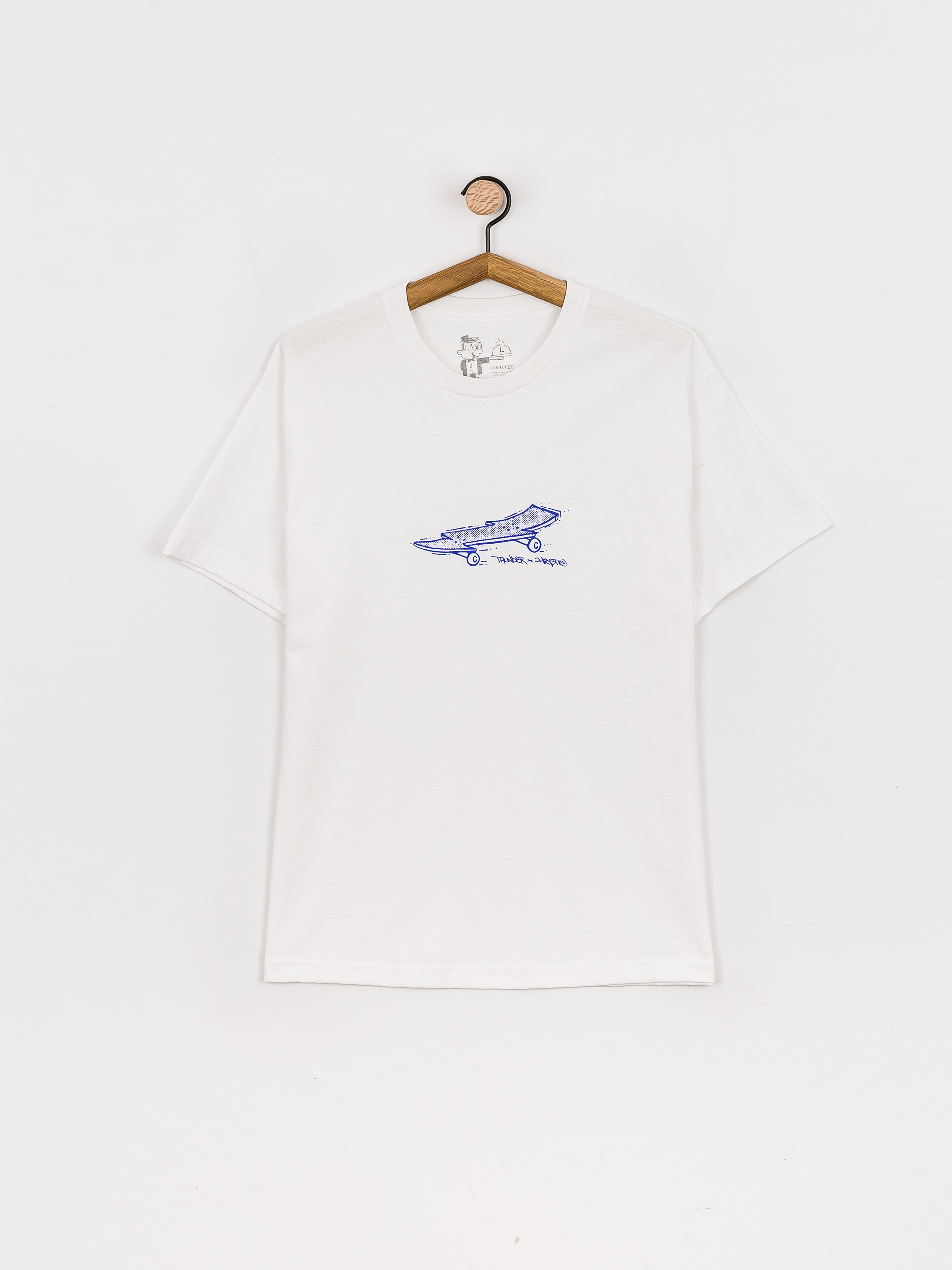 Thunder X Chrystie Lightening Bolt Board póló (white)