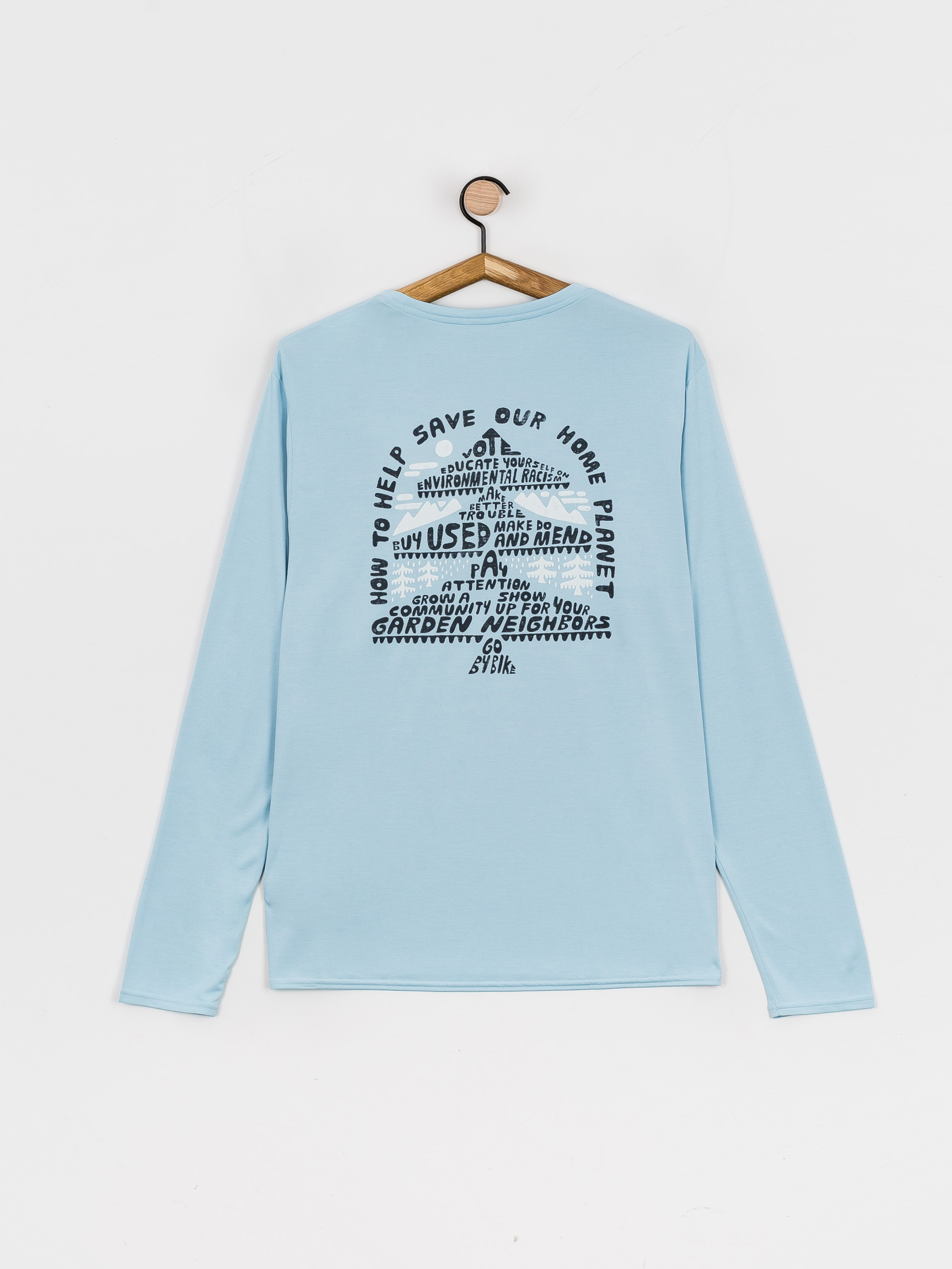 Patagonia Cap Cool Daily Graphic Hosszú ujjú felső (how to save fin blue x-dye)