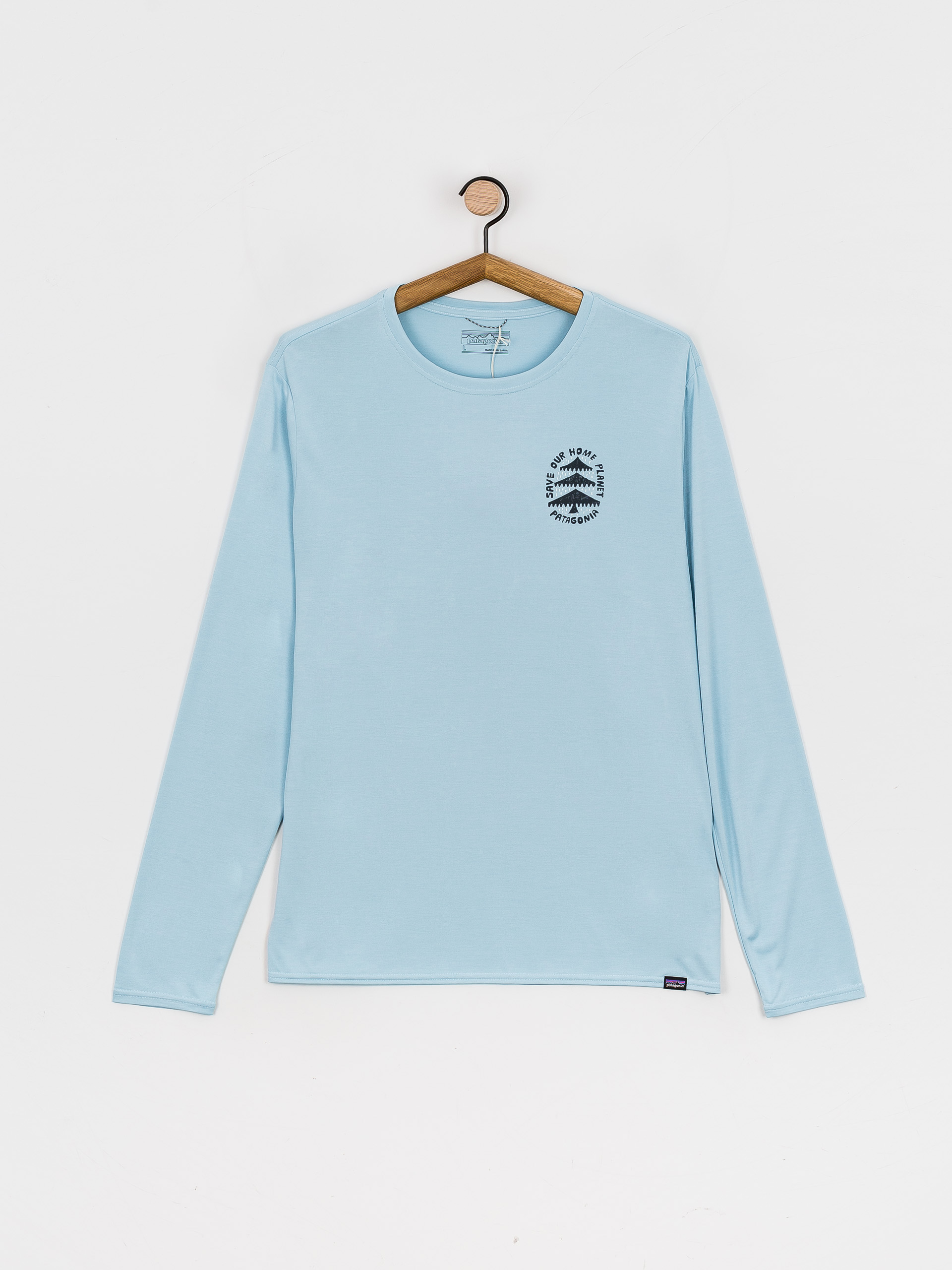 Patagonia Cap Cool Daily Graphic Hosszú ujjú felső (how to save fin blue x-dye)