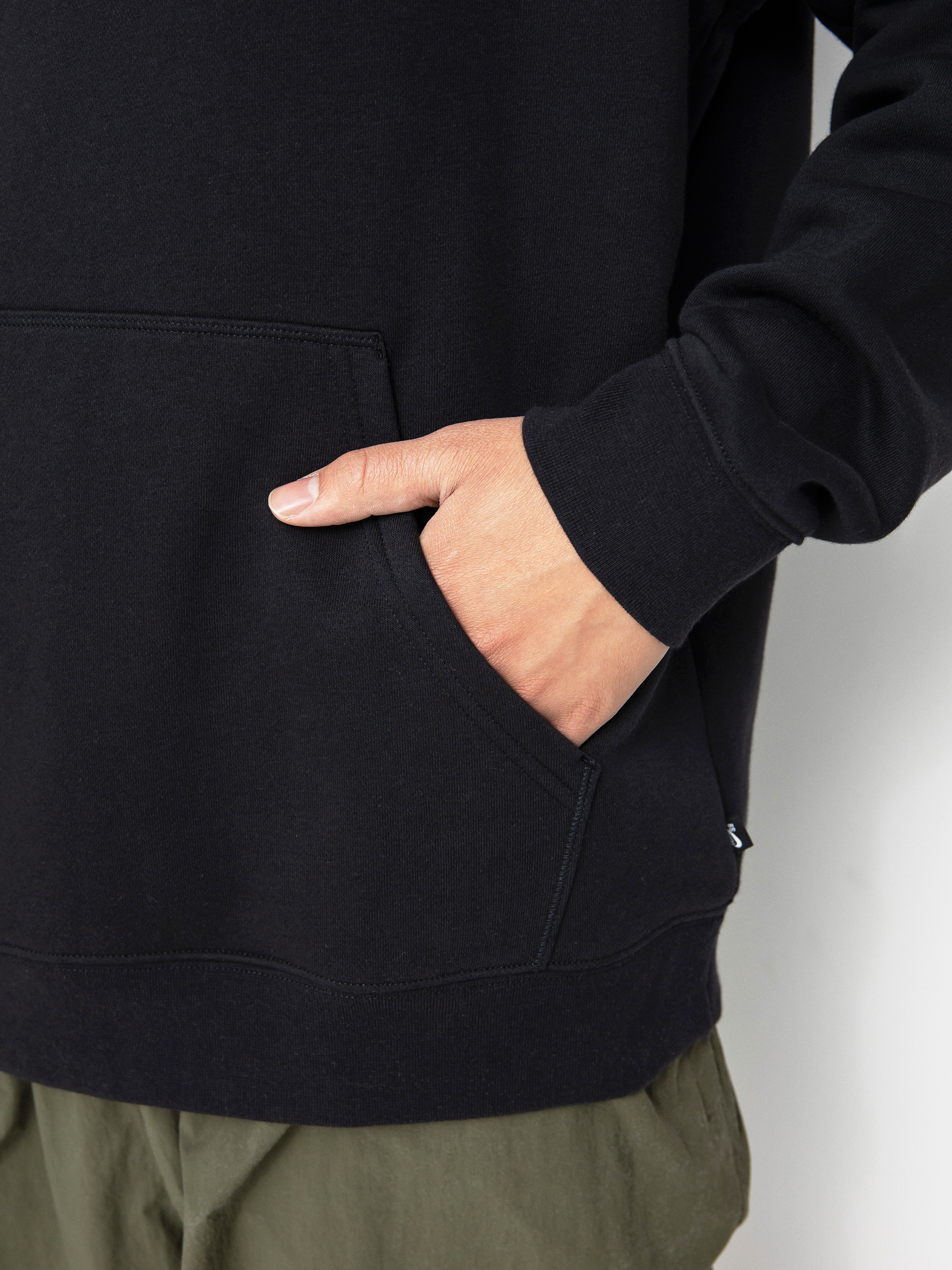 Nike SB Icon HD Kapucnis pulóver (black/white)