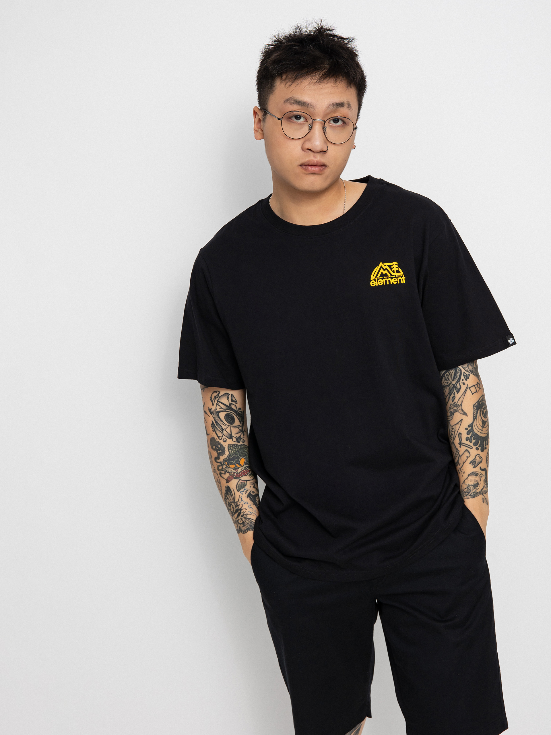 Element Burkett póló (flint black)