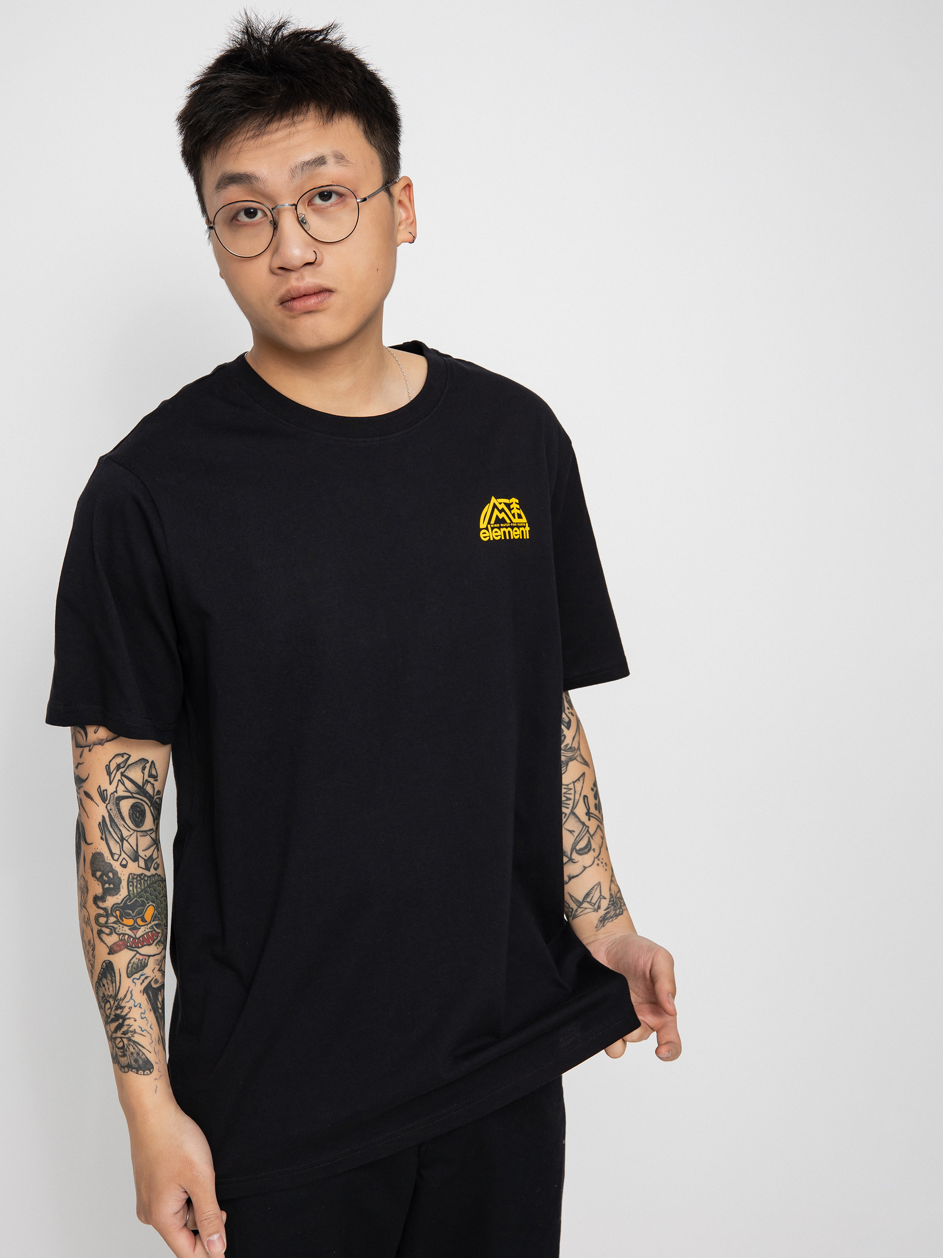 Element Burkett póló (flint black)