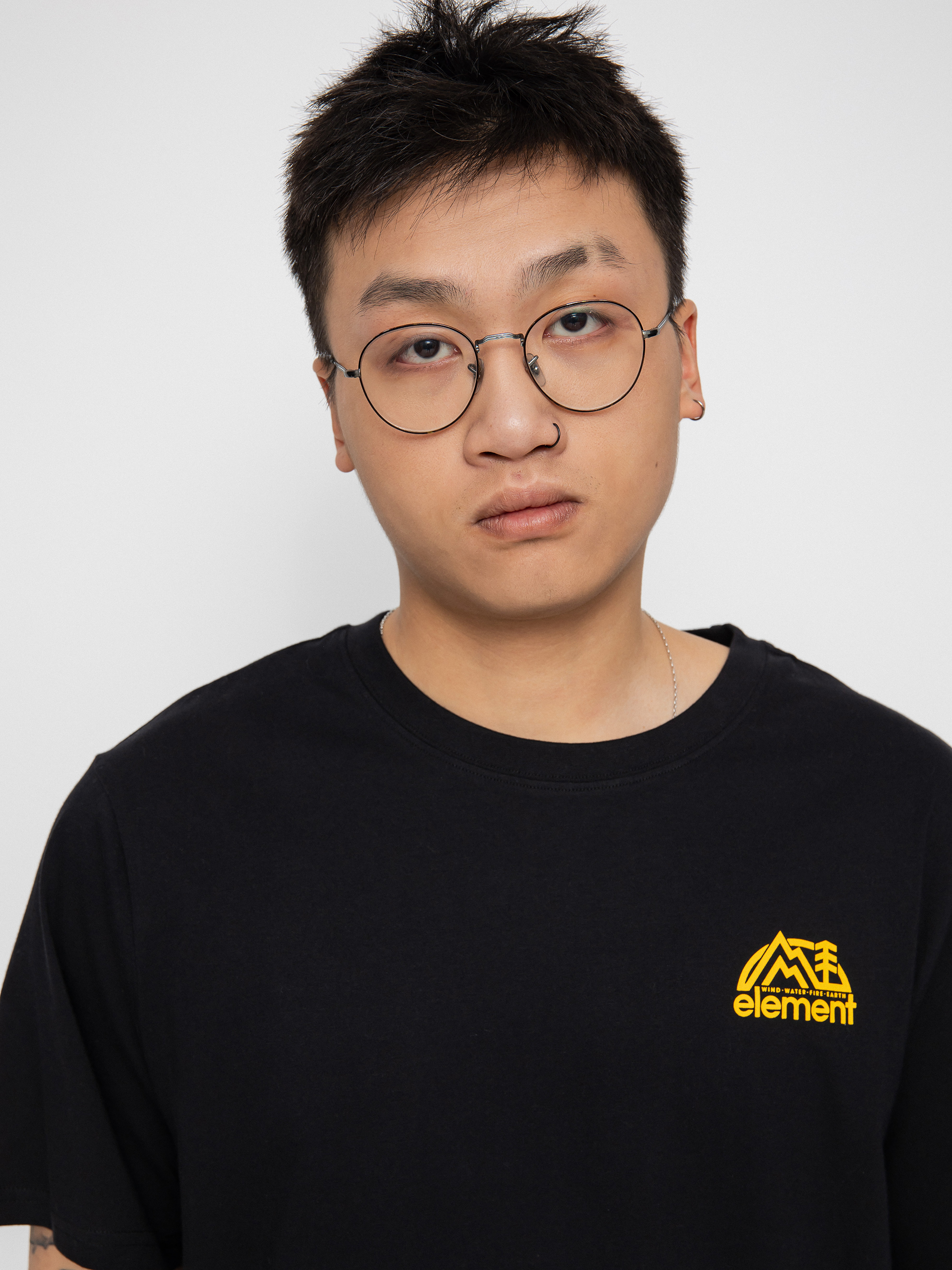 Element Burkett póló (flint black)