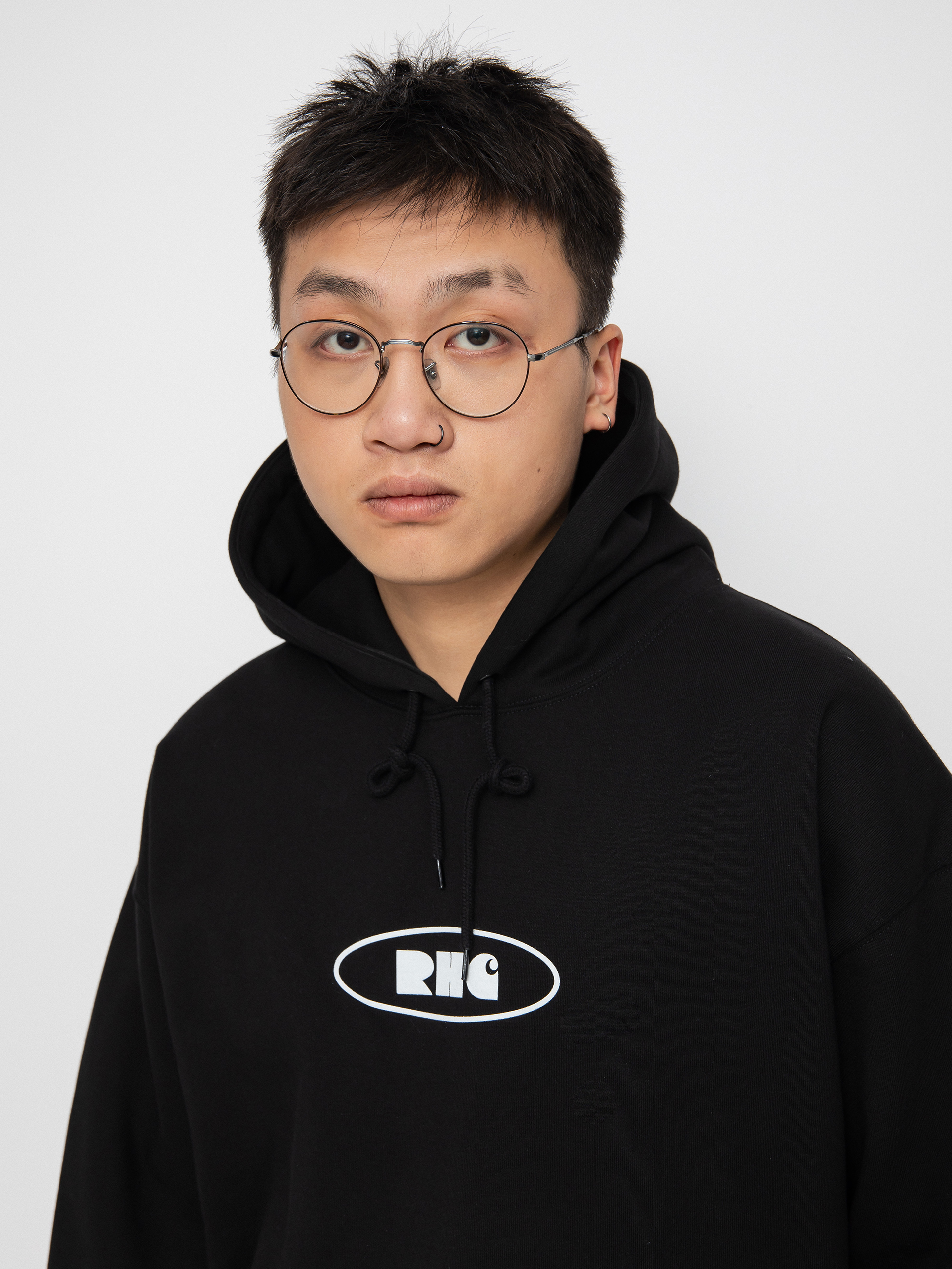 Carhartt WIP X Relevant Parties Vol 2 Rush Hour HD Kapucnis pulóver (black/white)