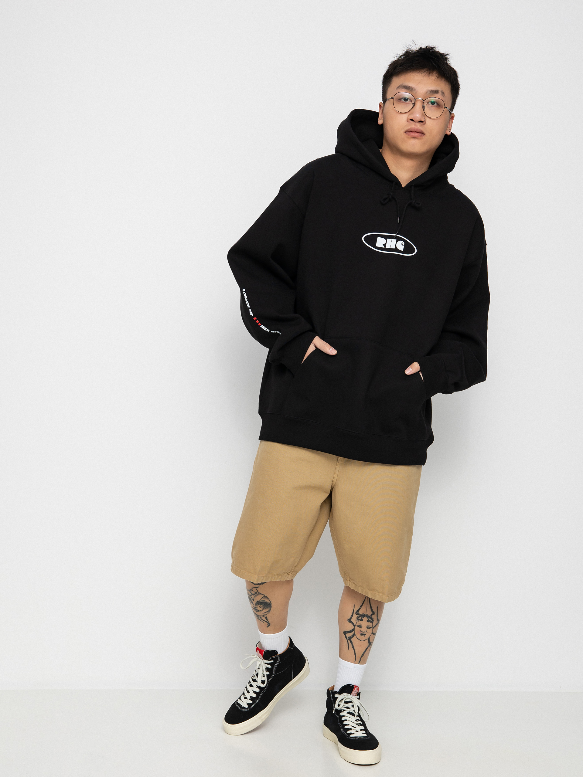 Carhartt WIP X Relevant Parties Vol 2 Rush Hour HD Kapucnis pulóver (black/white)