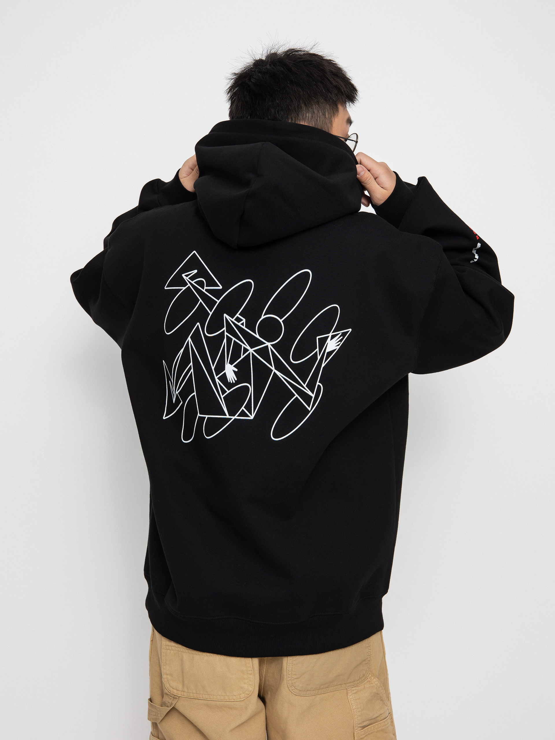 Carhartt WIP X Relevant Parties Vol 2 Rush Hour HD Kapucnis pulóver (black/white)