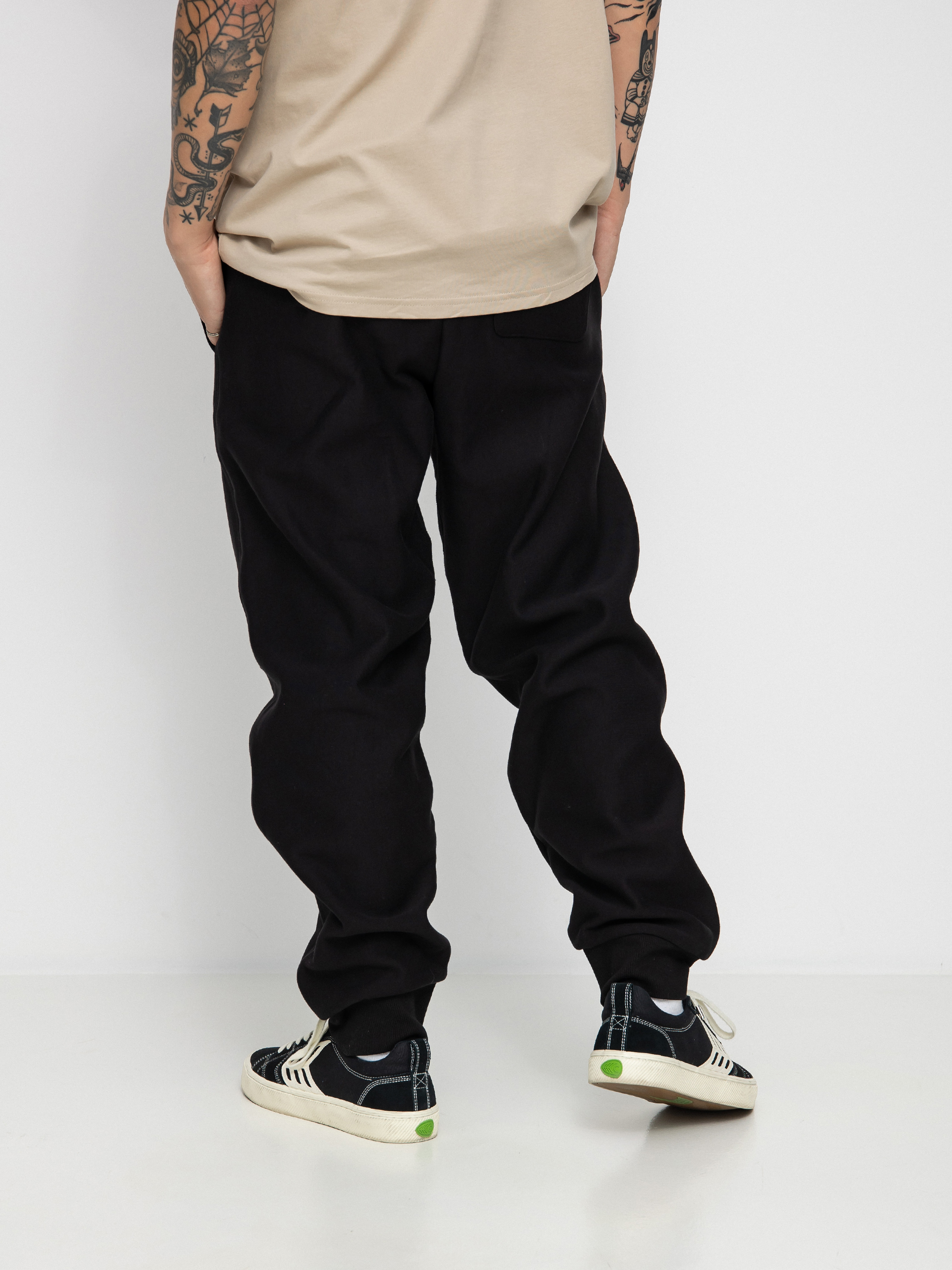 Carhartt WIP American Script Jogging Kisnadrág (black)