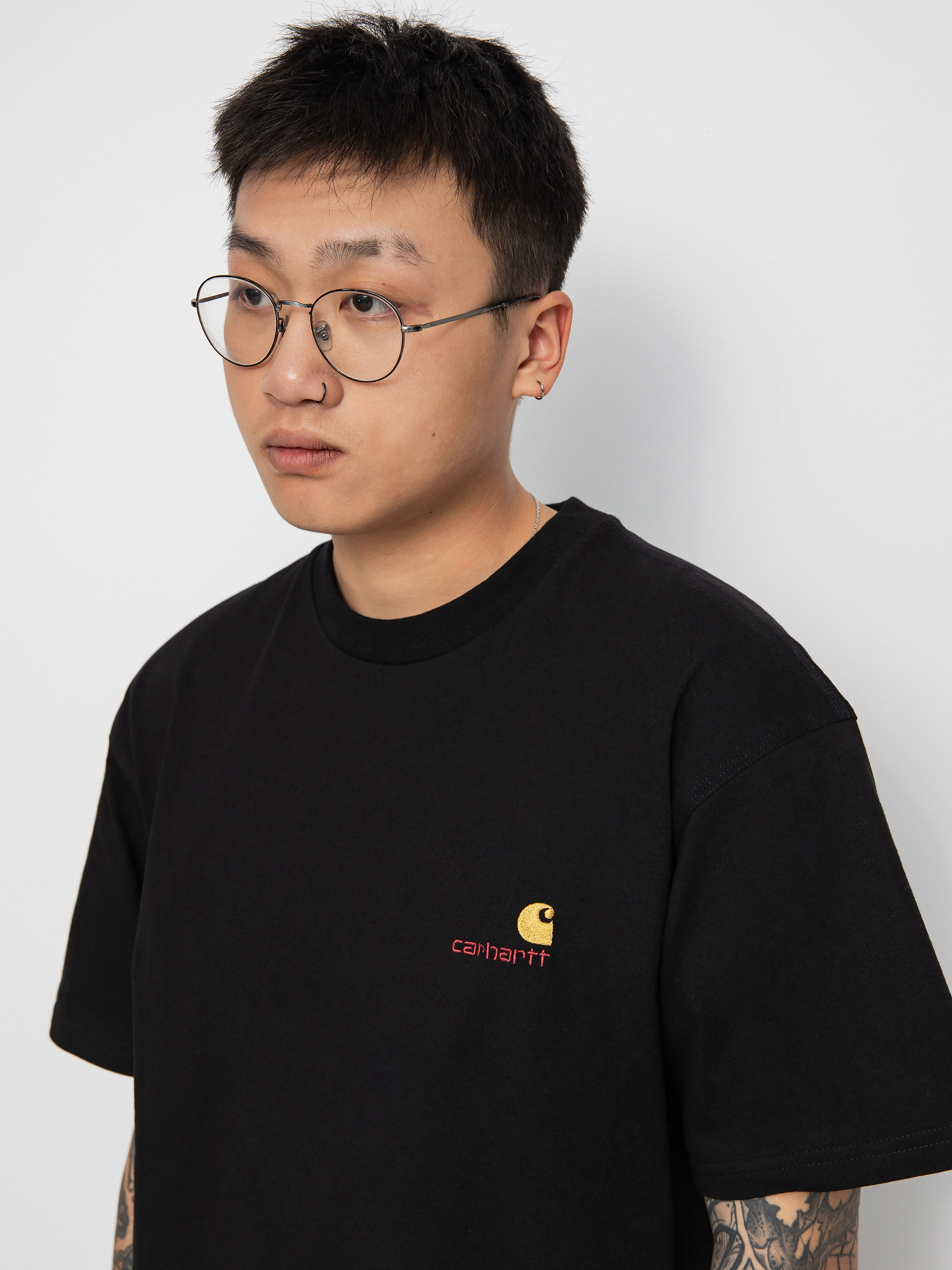 Carhartt WIP American Script Póló (black)