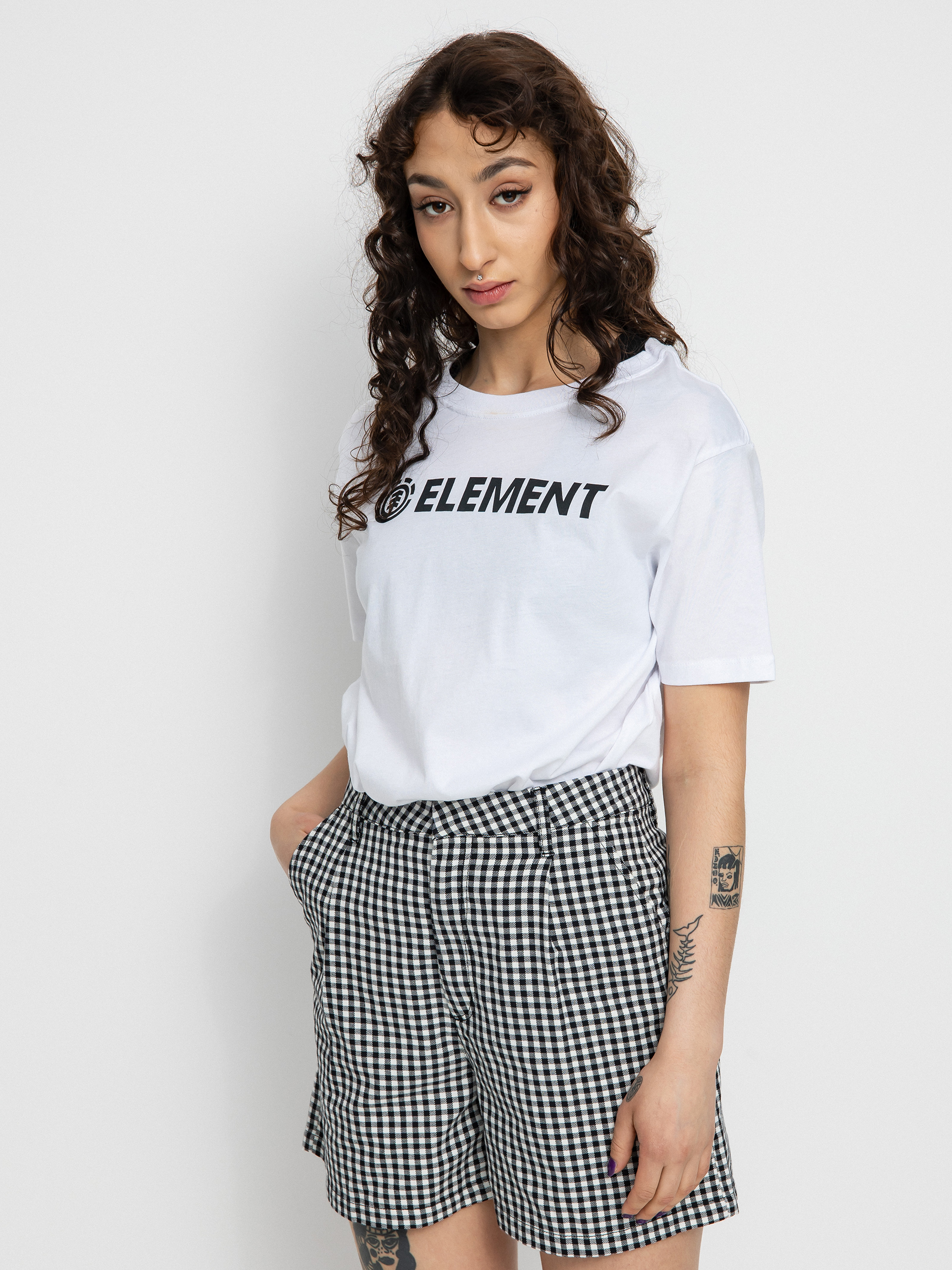 Element Logo Póló Wmn (optic white)
