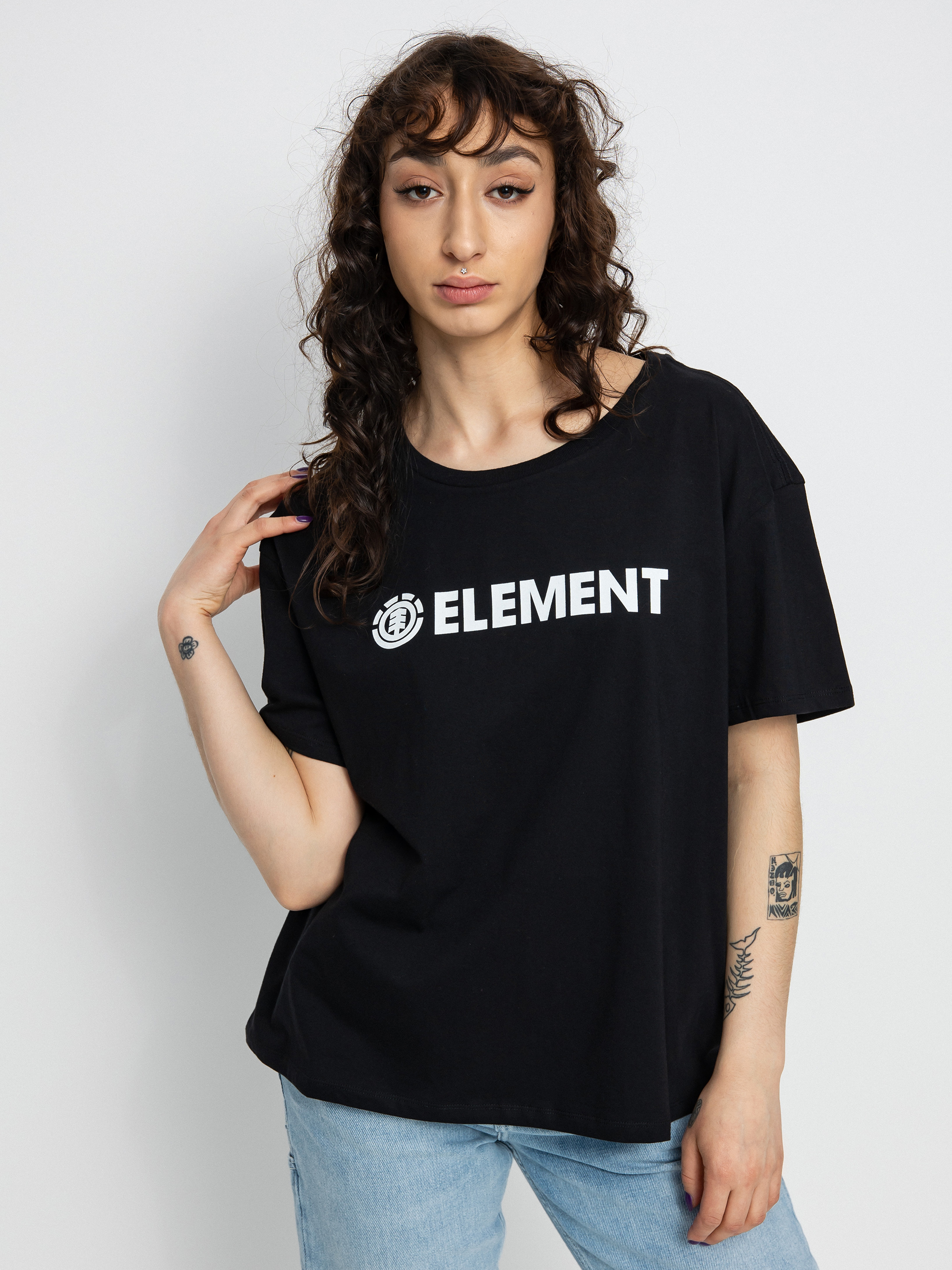 Element Logo Póló Wmn (flint black)